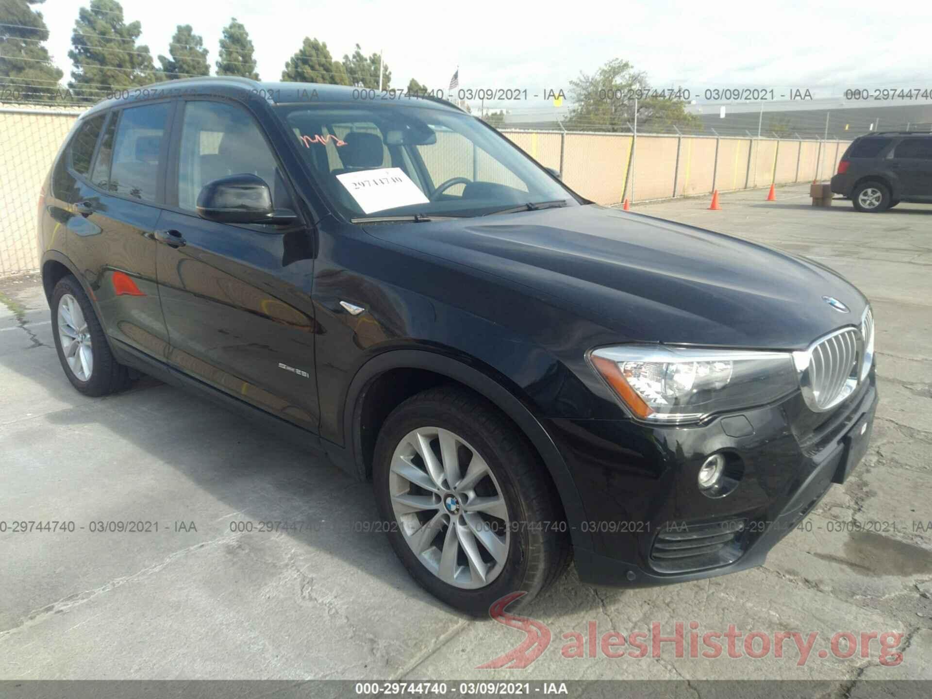 5UXWZ7C58H0V84934 2017 BMW X3