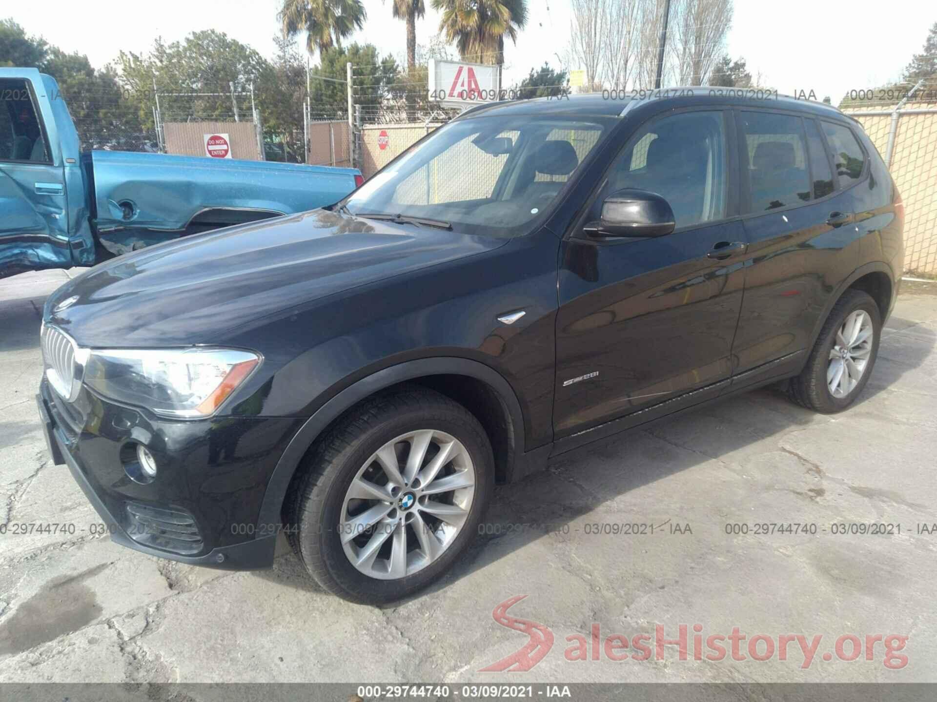 5UXWZ7C58H0V84934 2017 BMW X3