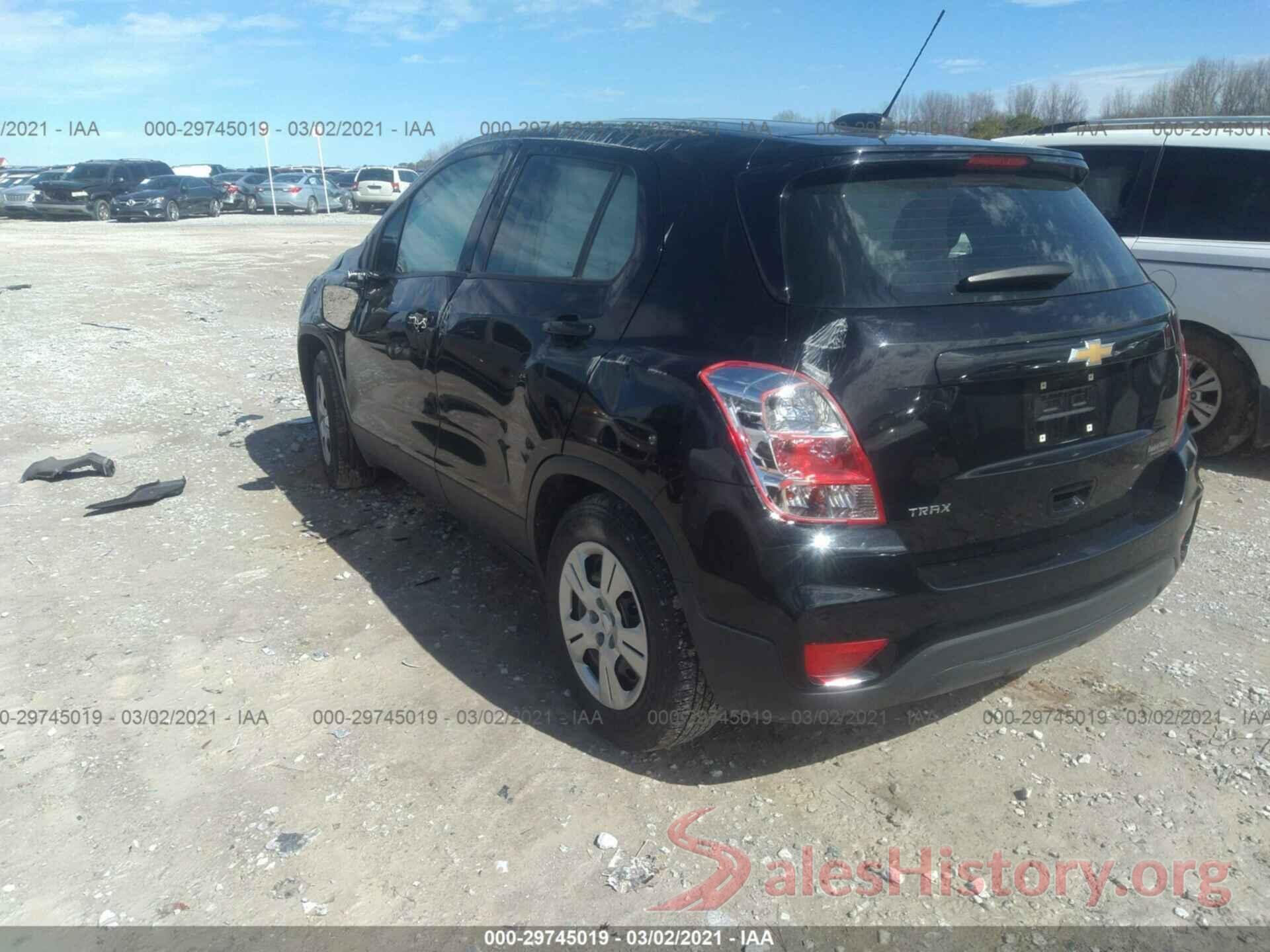 3GNCJKSB5HL289192 2017 CHEVROLET TRAX