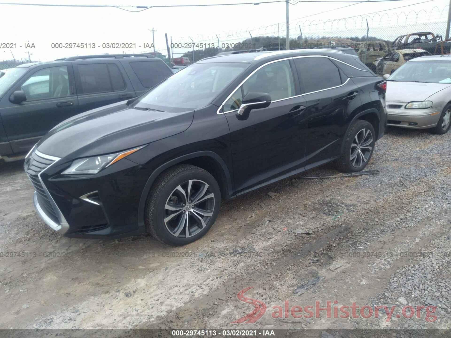 2T2BZMCA1HC077709 2017 LEXUS RX