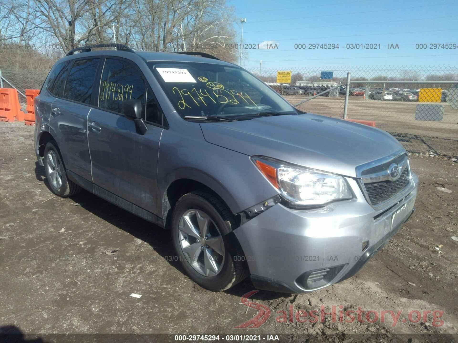 JF2SJABC1GH459019 2016 SUBARU FORESTER