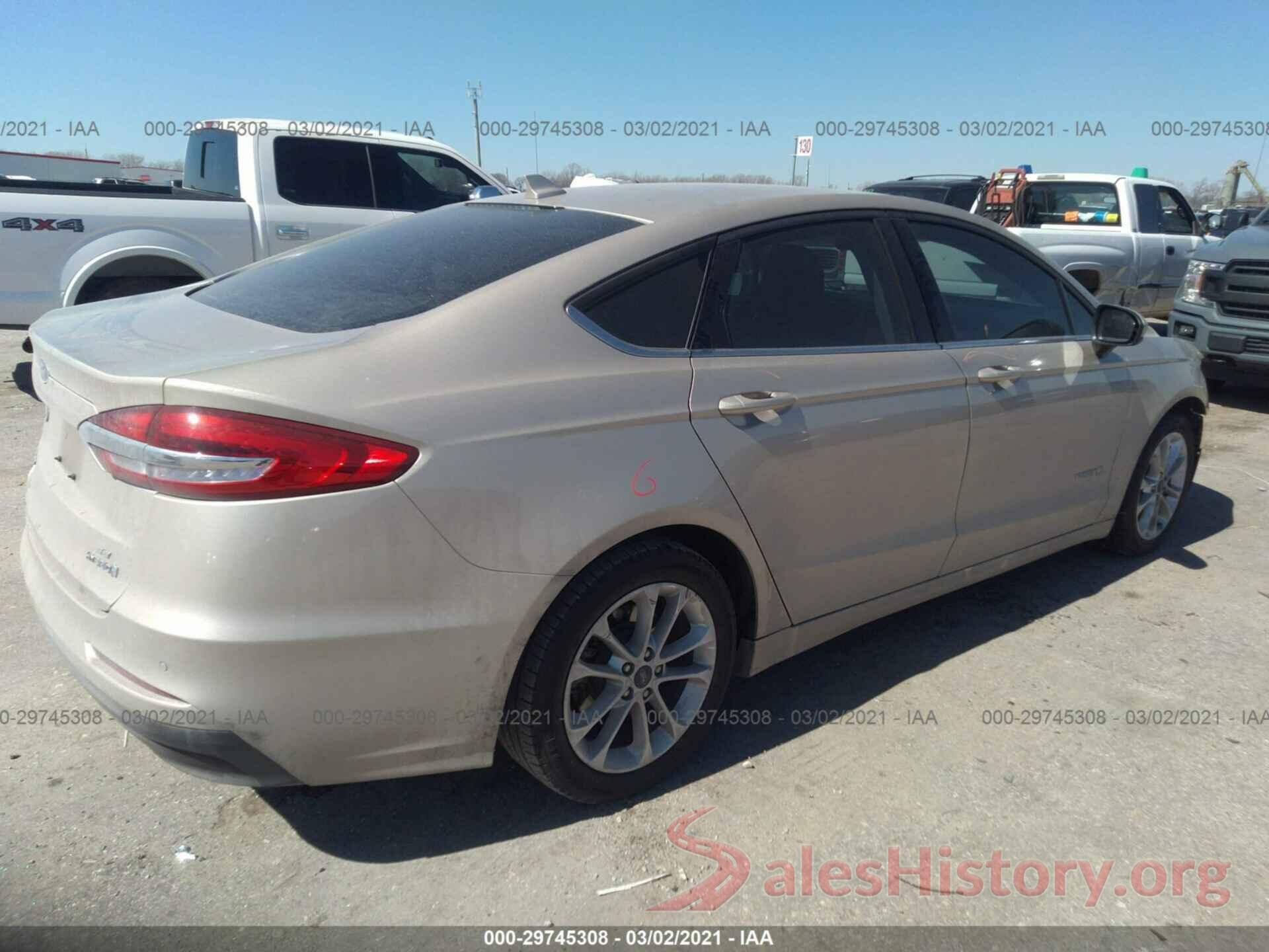 3FA6P0LU1KR221569 2019 FORD FUSION HYBRID