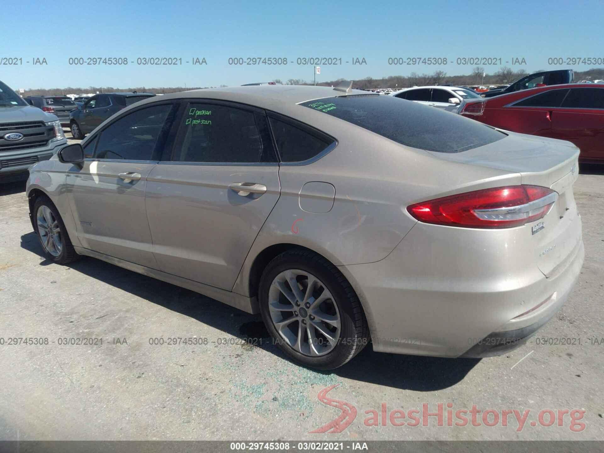 3FA6P0LU1KR221569 2019 FORD FUSION HYBRID