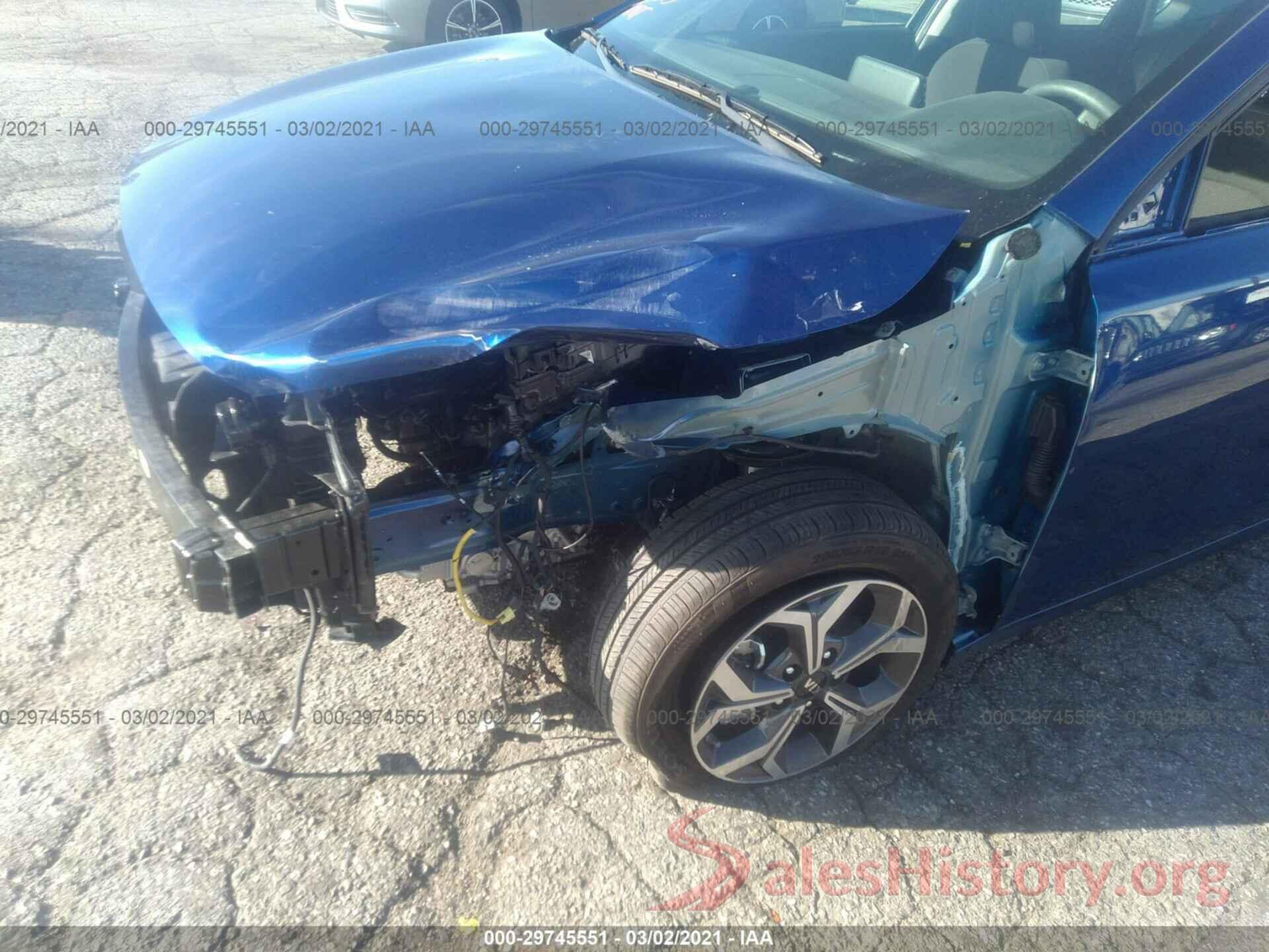 3KPF24AD4LE237020 2020 KIA FORTE