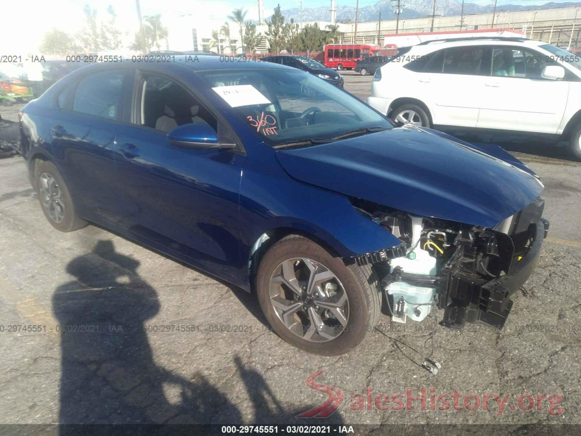 3KPF24AD4LE237020 2020 KIA FORTE