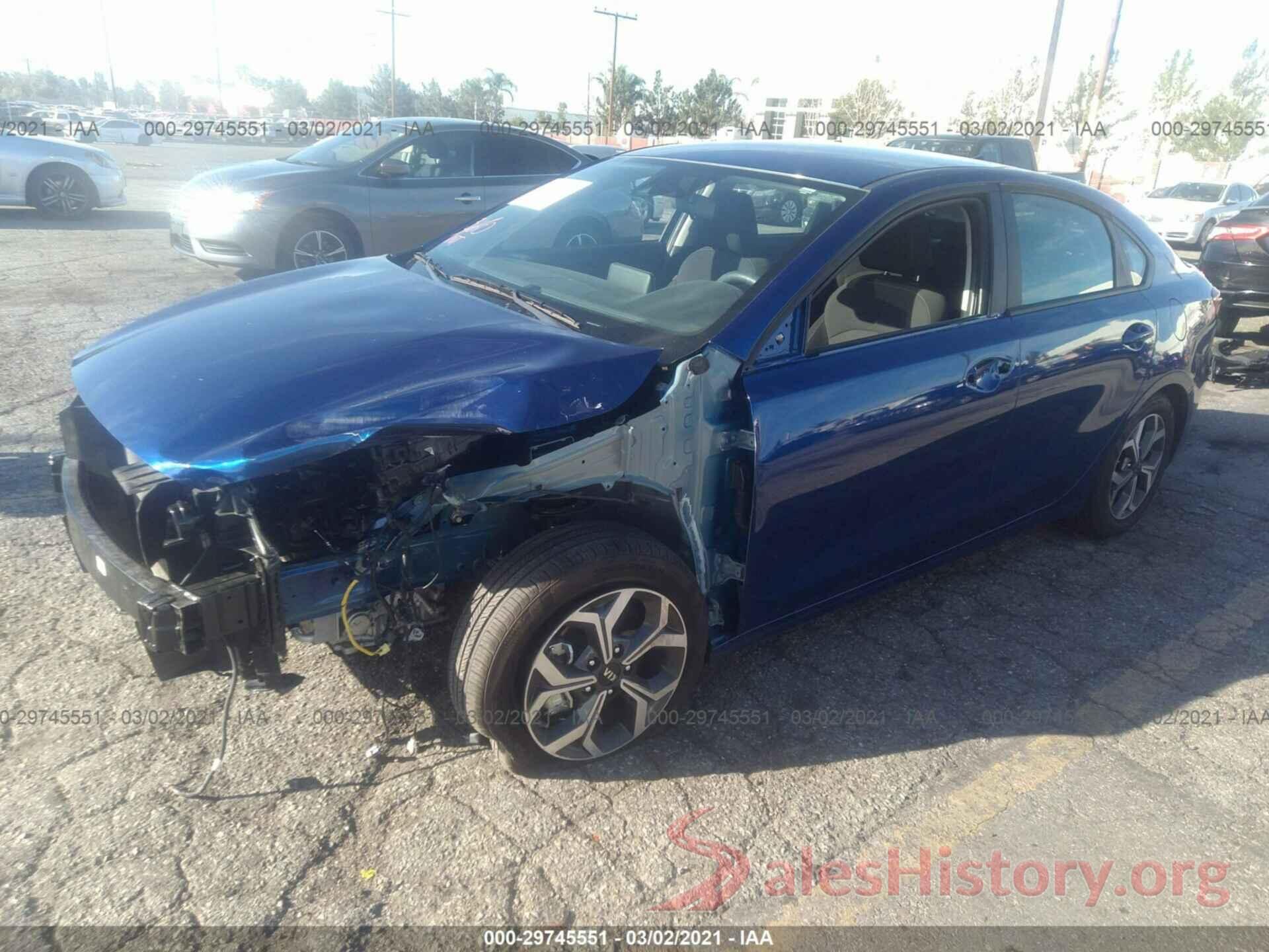 3KPF24AD4LE237020 2020 KIA FORTE