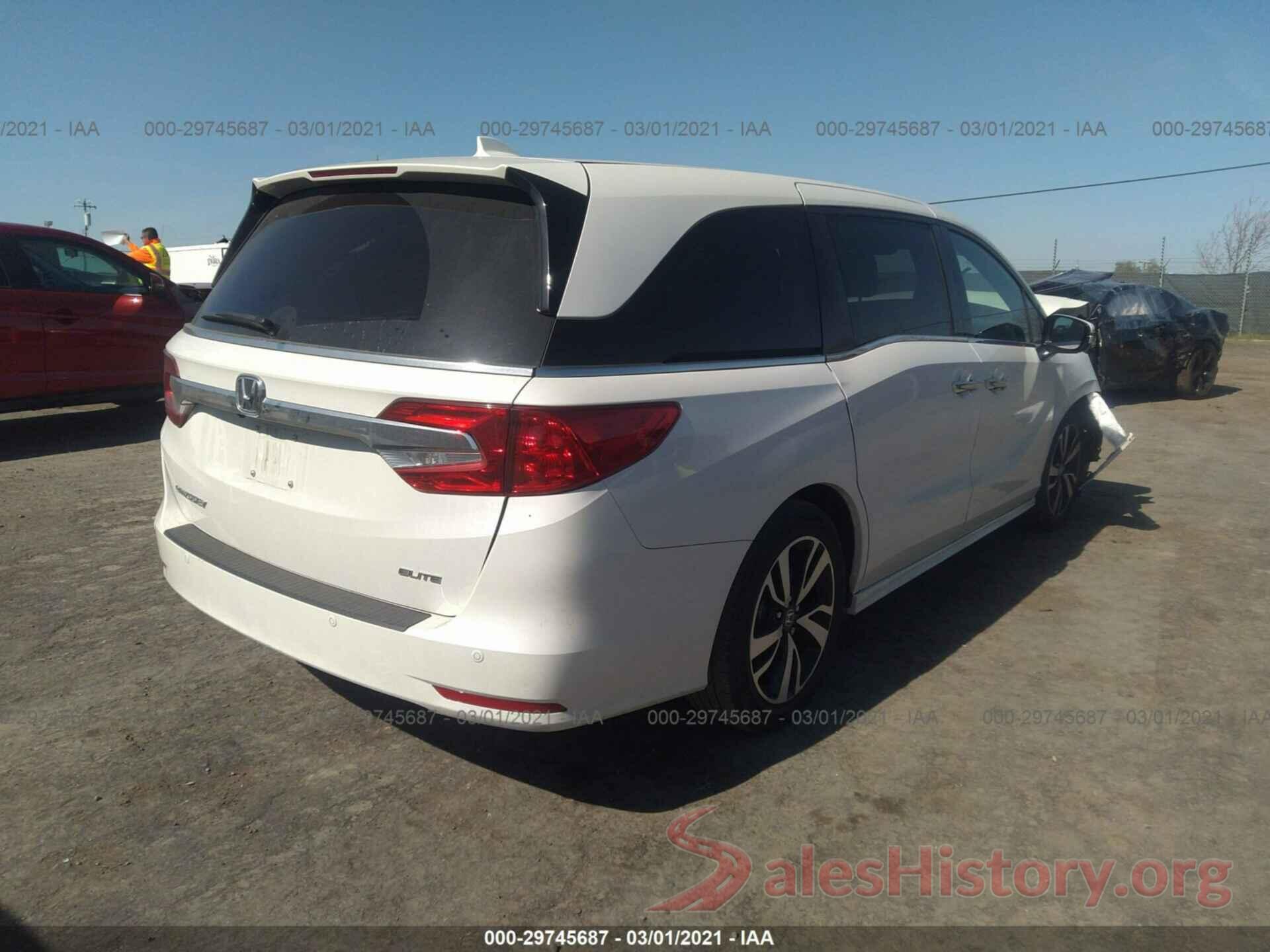 5FNRL6H92KB104787 2019 HONDA ODYSSEY