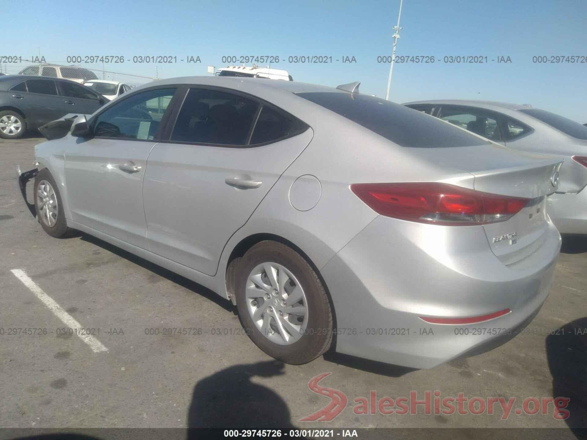 5NPD74LF5HH141777 2017 HYUNDAI ELANTRA