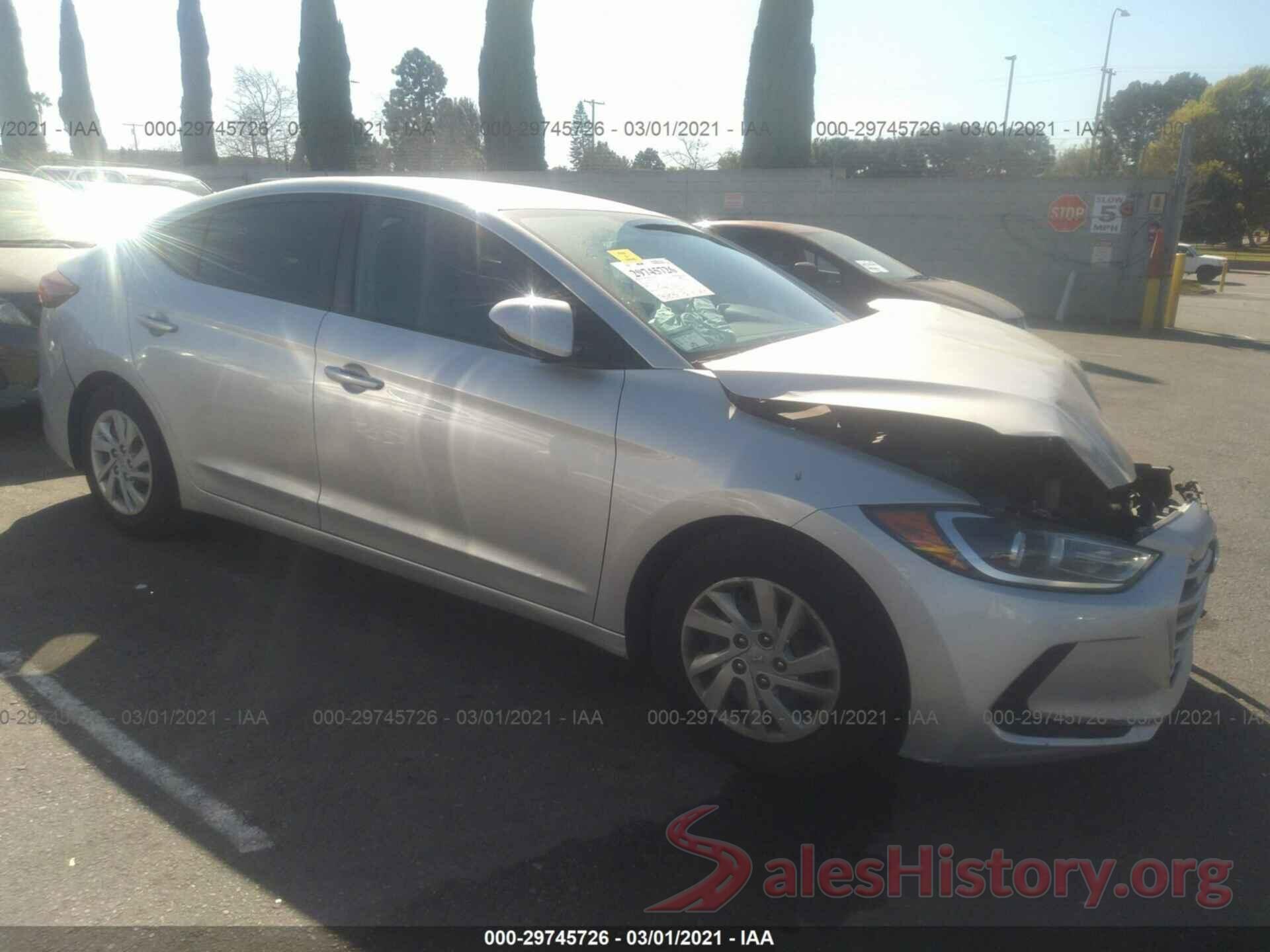 5NPD74LF5HH141777 2017 HYUNDAI ELANTRA