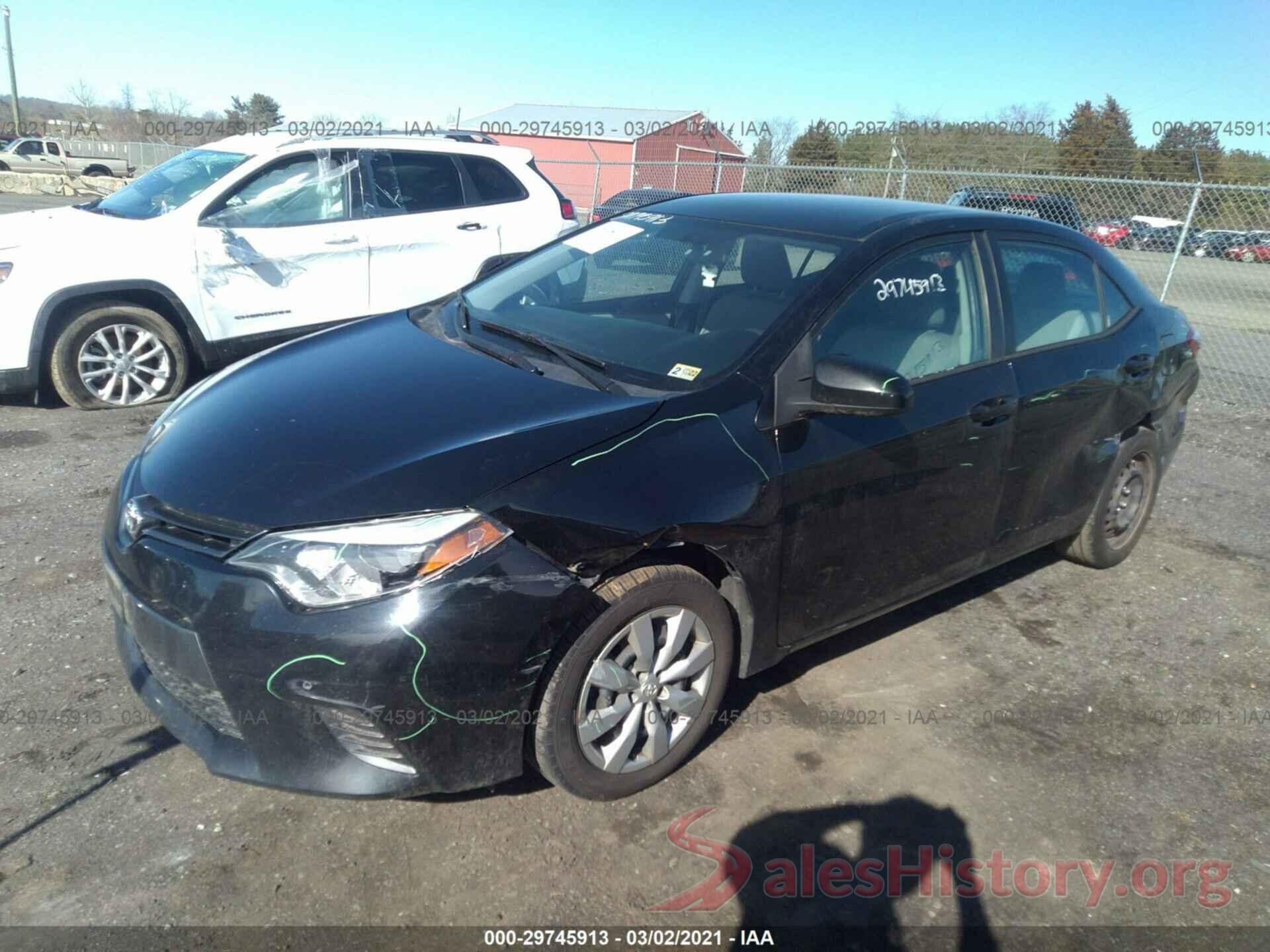 2T1BURHE1GC489607 2016 TOYOTA COROLLA