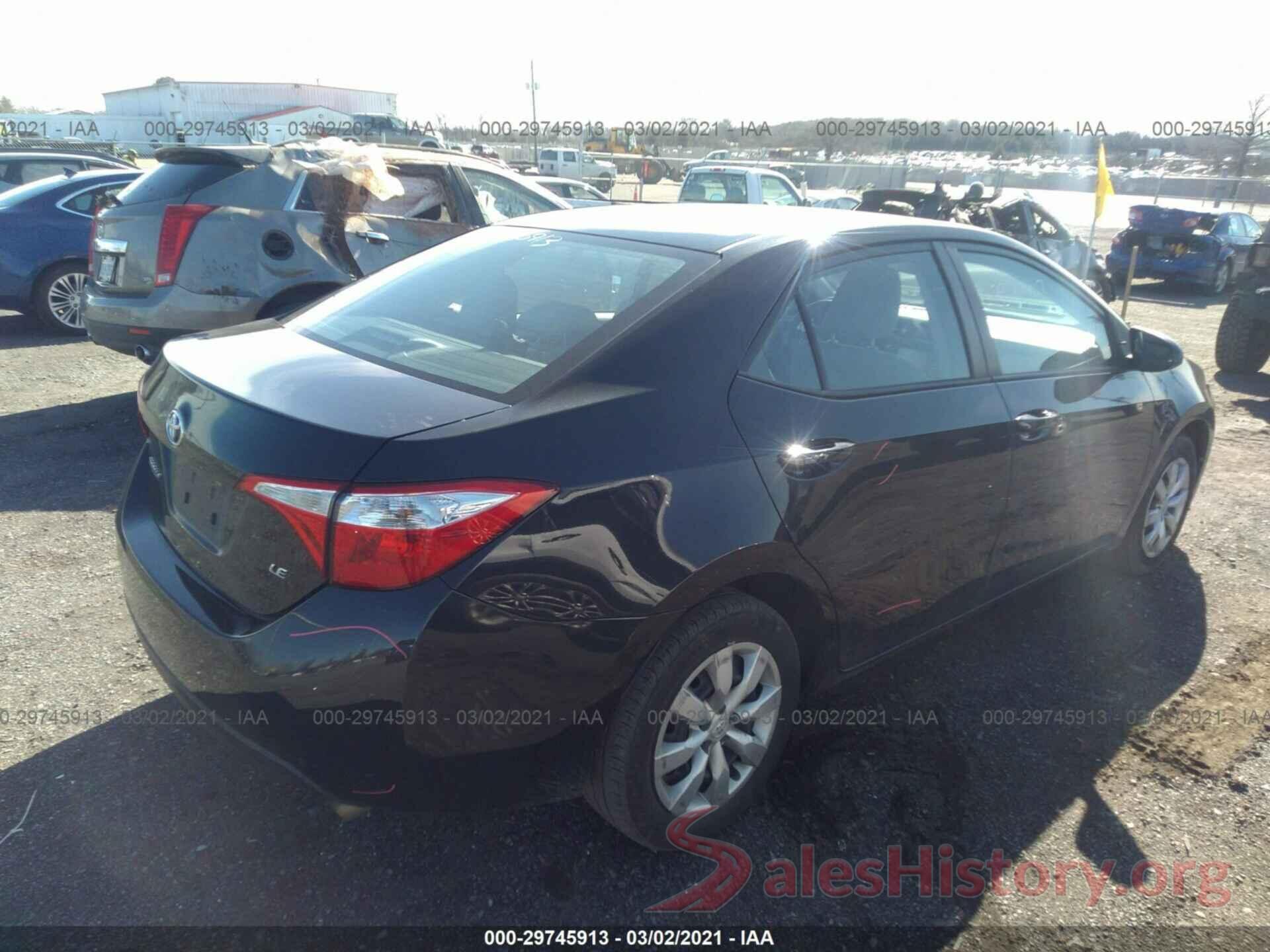 2T1BURHE1GC489607 2016 TOYOTA COROLLA