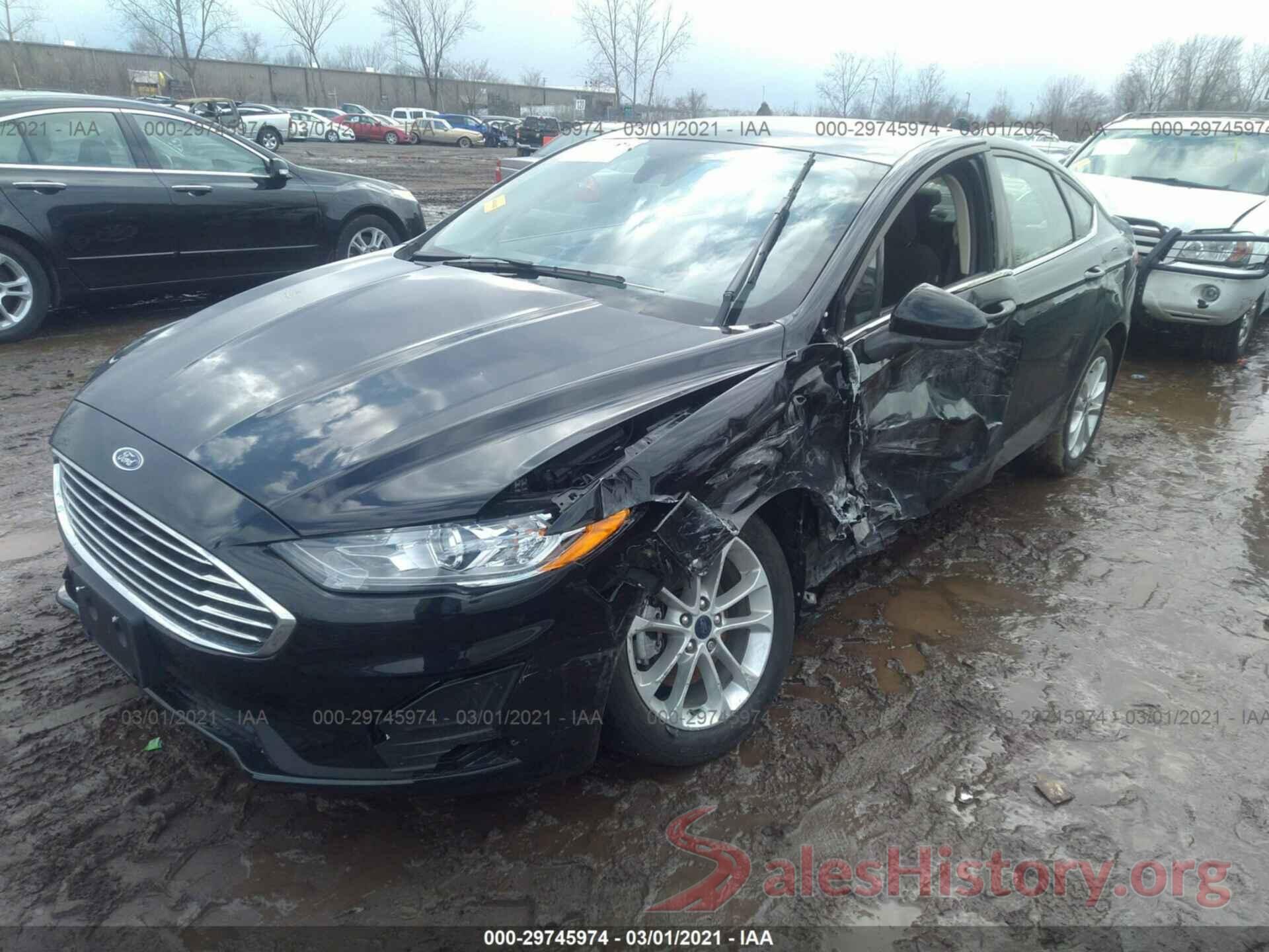 3FA6P0LU2KR129662 2019 FORD FUSION HYBRID