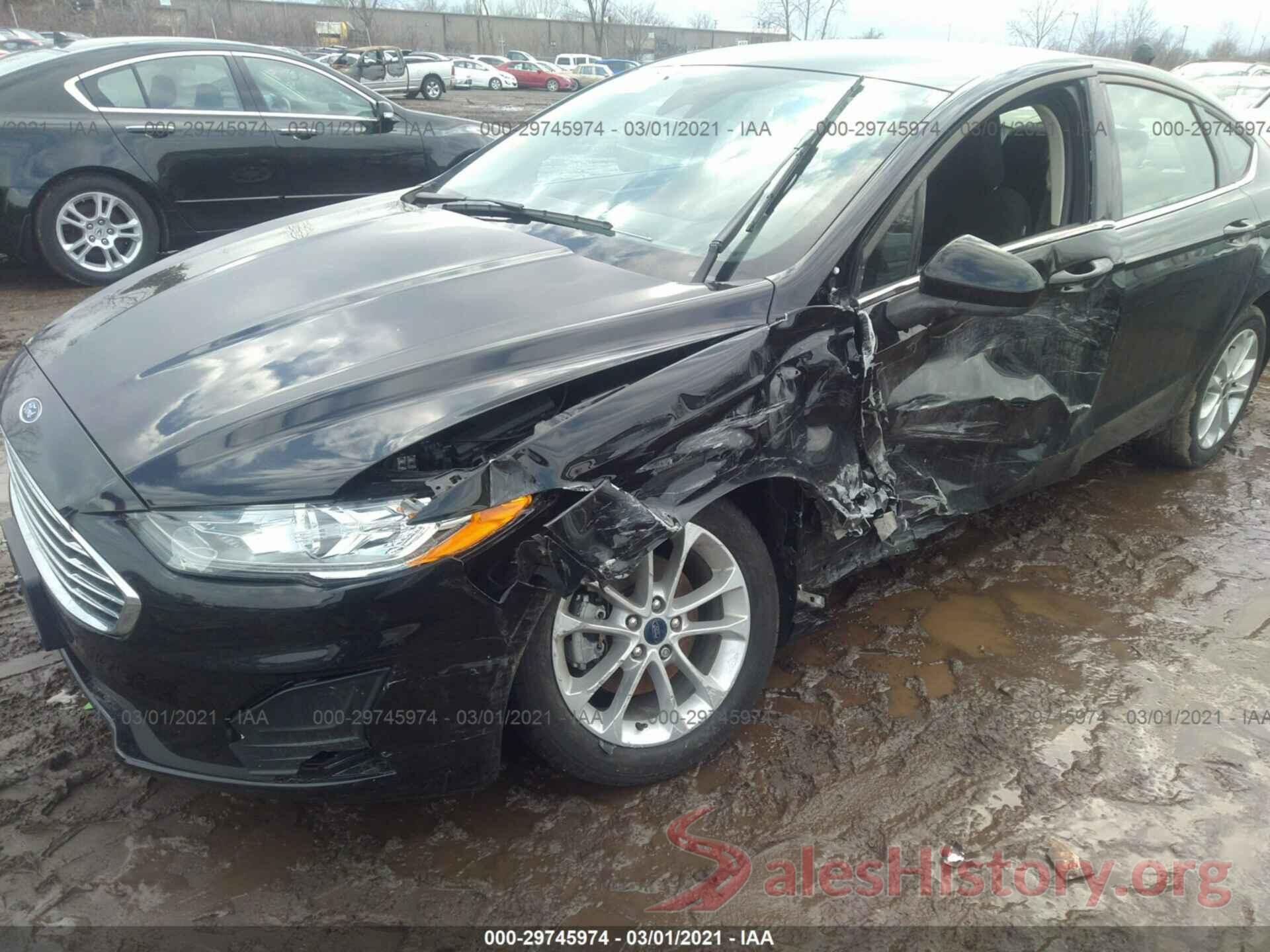 3FA6P0LU2KR129662 2019 FORD FUSION HYBRID