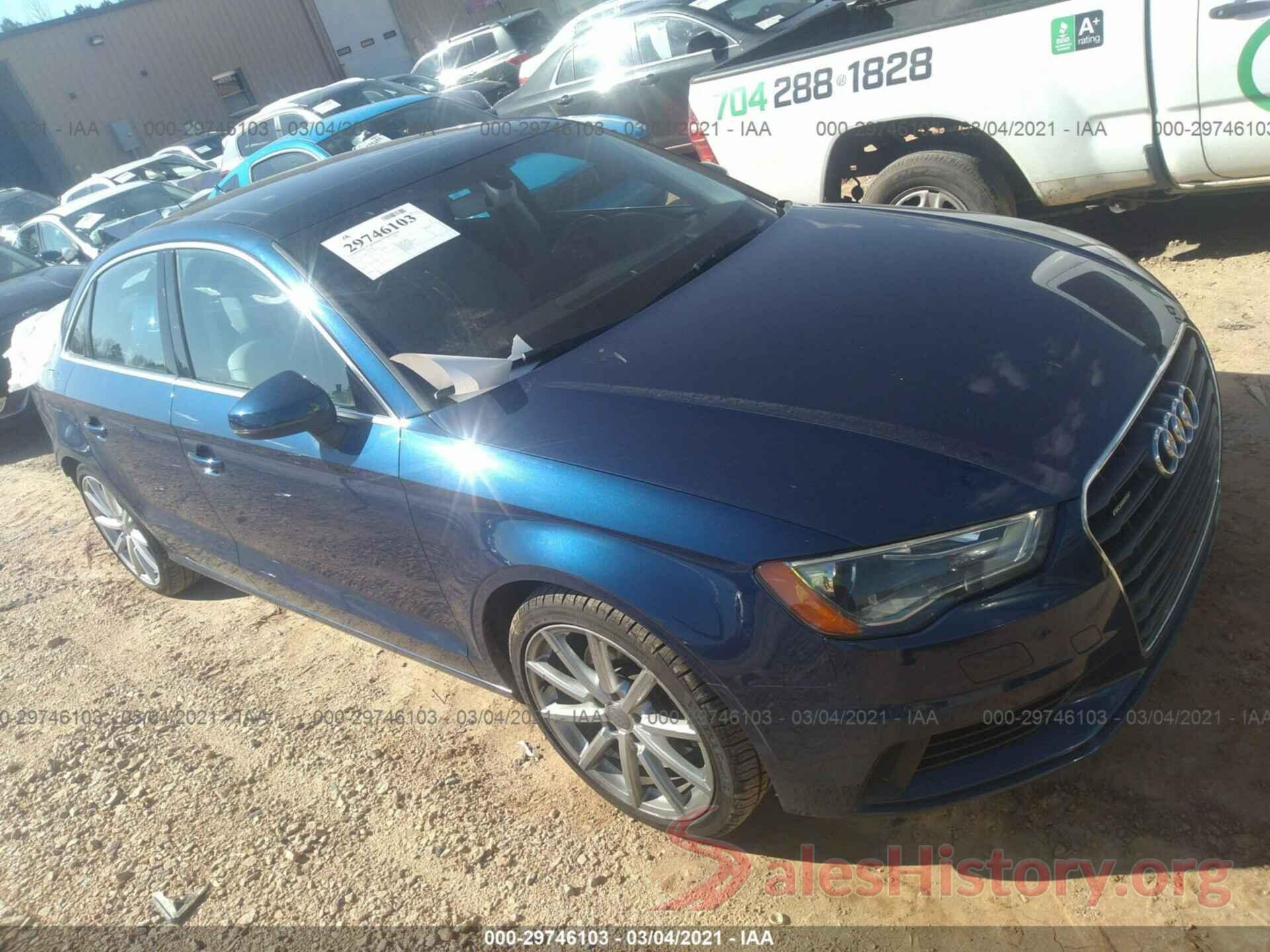 WAUE8GFF3G1054039 2016 AUDI A3