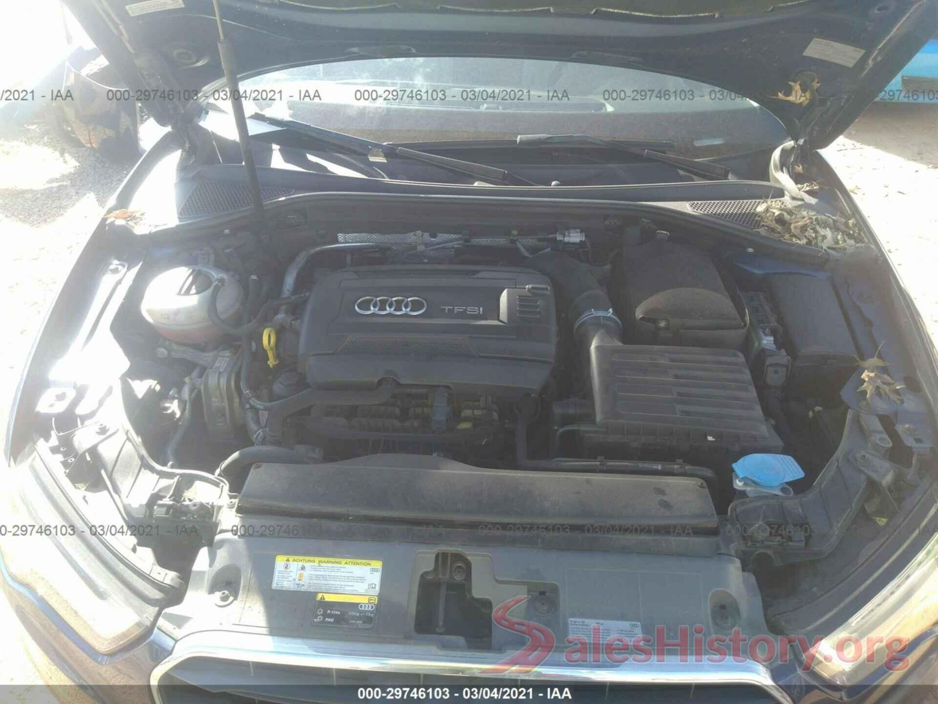 WAUE8GFF3G1054039 2016 AUDI A3