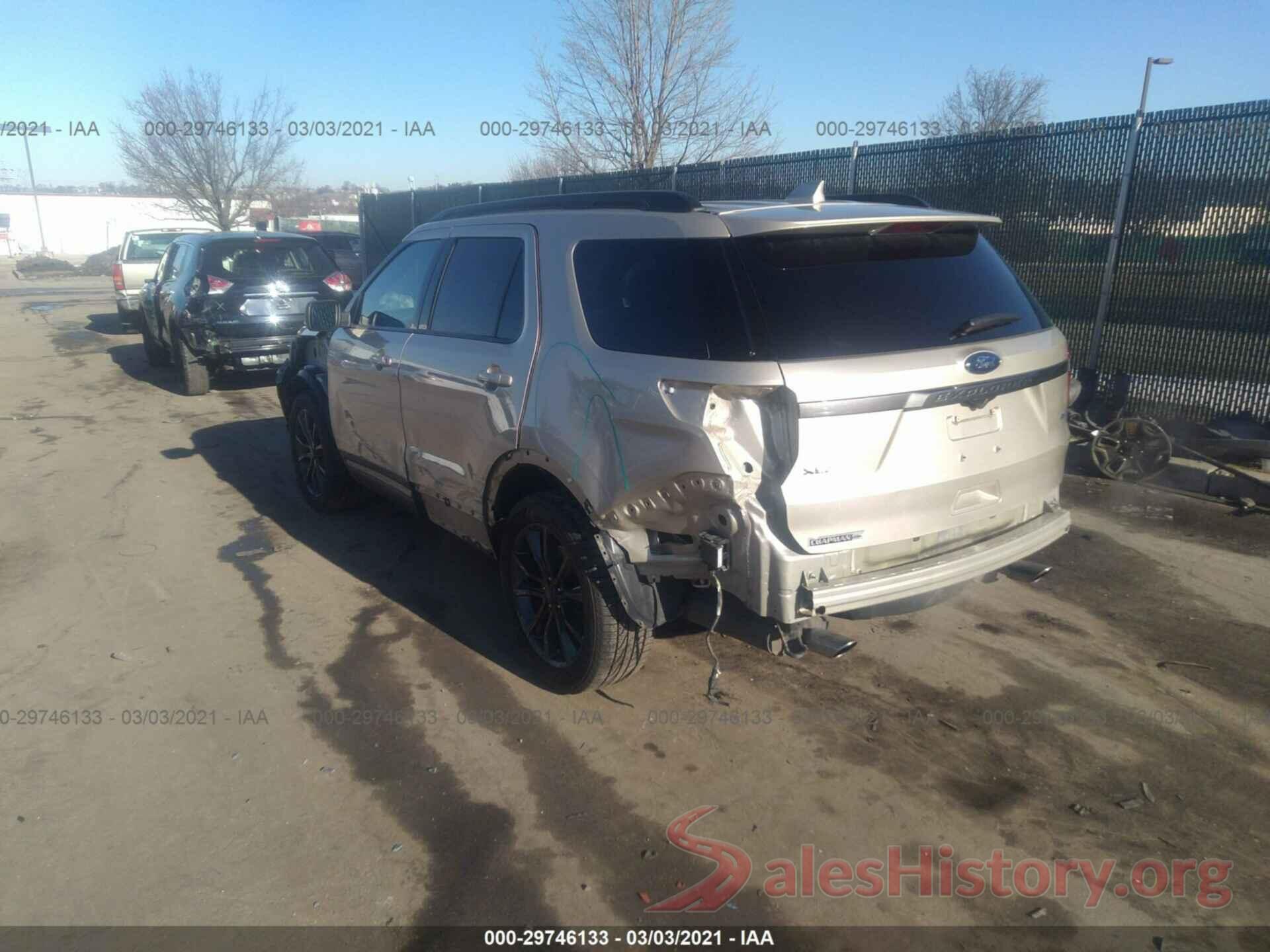 1FM5K8D83HGB75999 2017 FORD EXPLORER