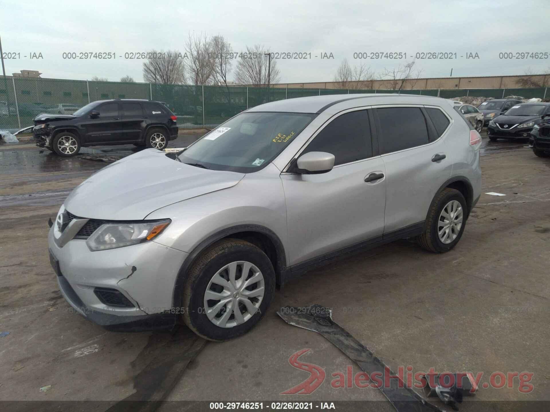 KNMAT2MV1GP709938 2016 NISSAN ROGUE