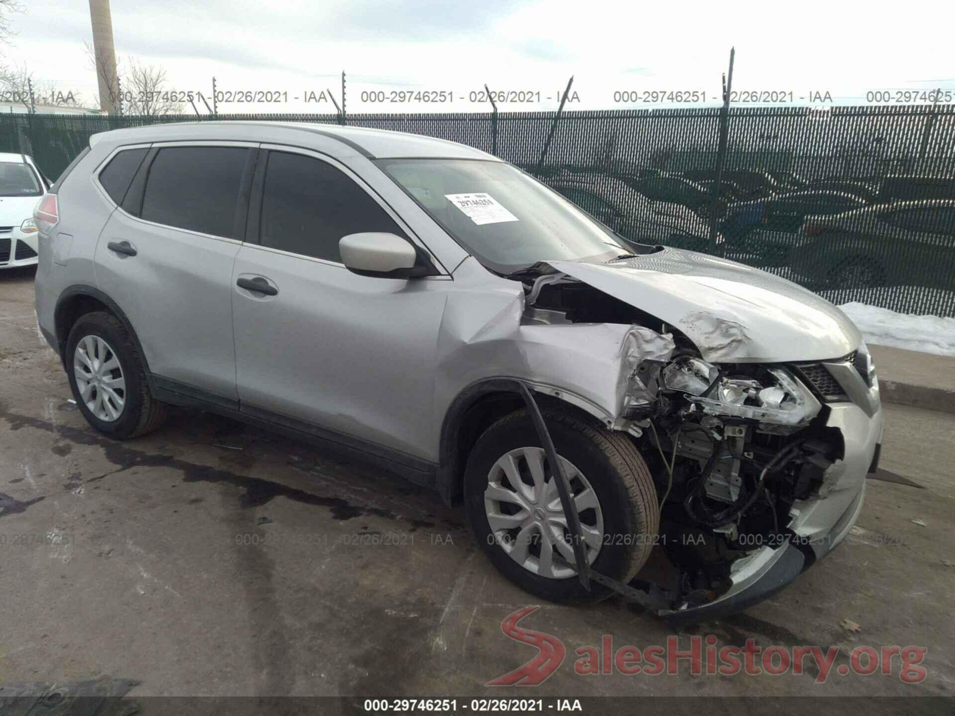 KNMAT2MV1GP709938 2016 NISSAN ROGUE