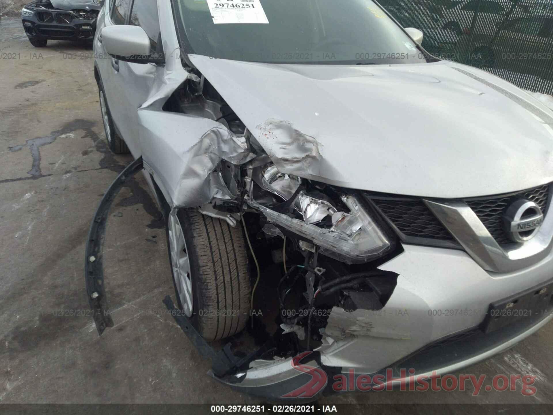 KNMAT2MV1GP709938 2016 NISSAN ROGUE