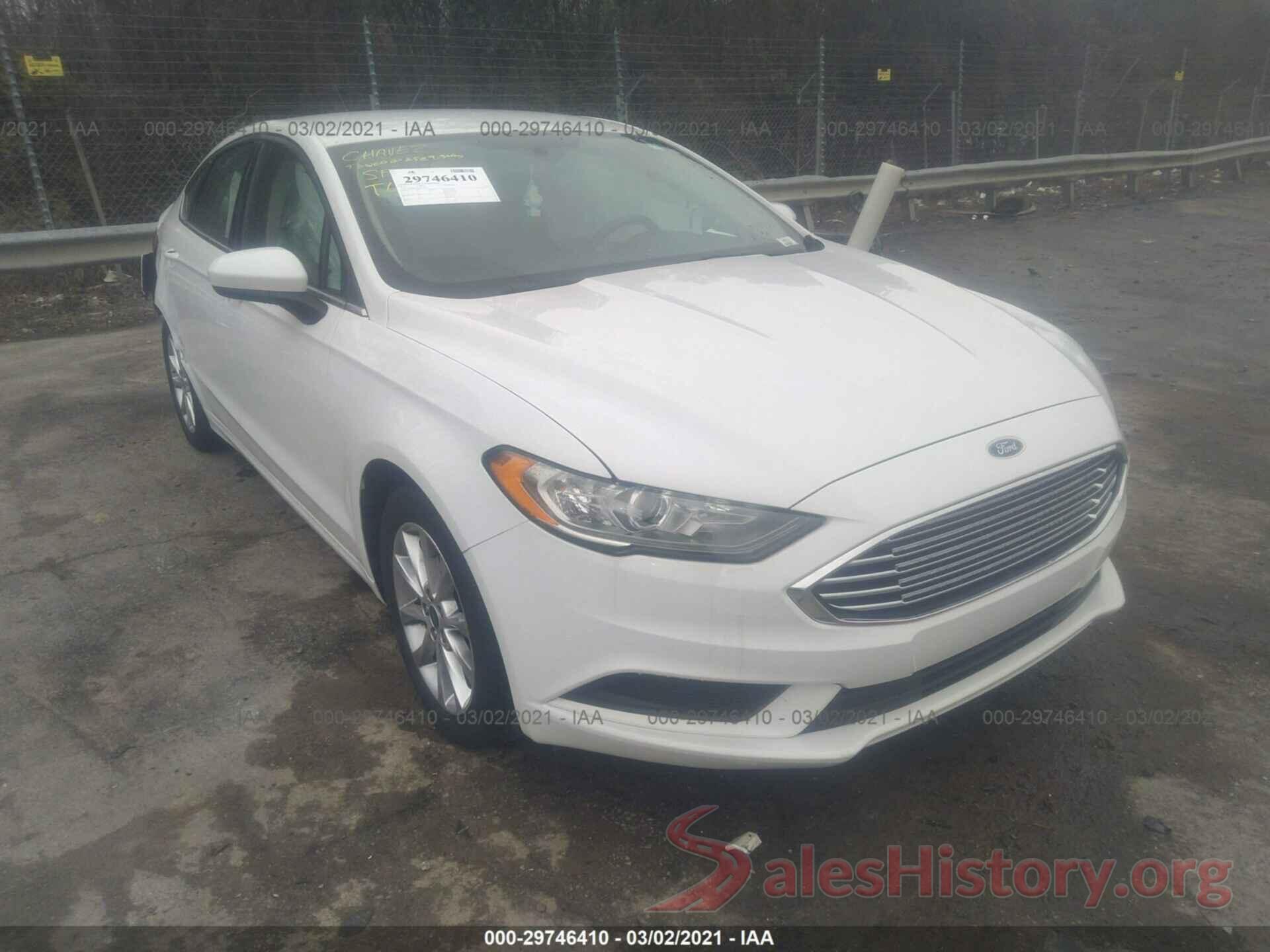 3FA6P0HD9HR145309 2017 FORD FUSION