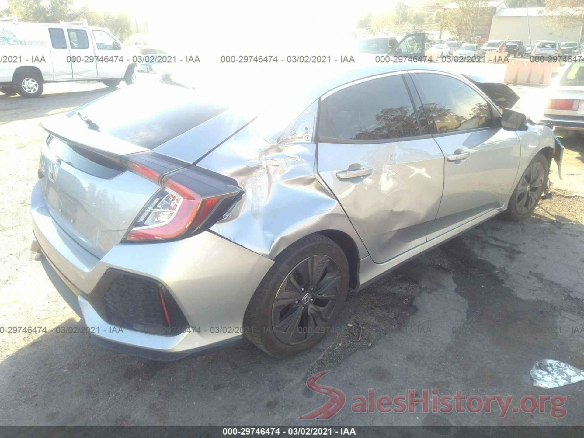 SHHFK7H6XKU409857 2019 HONDA CIVIC HATCHBACK