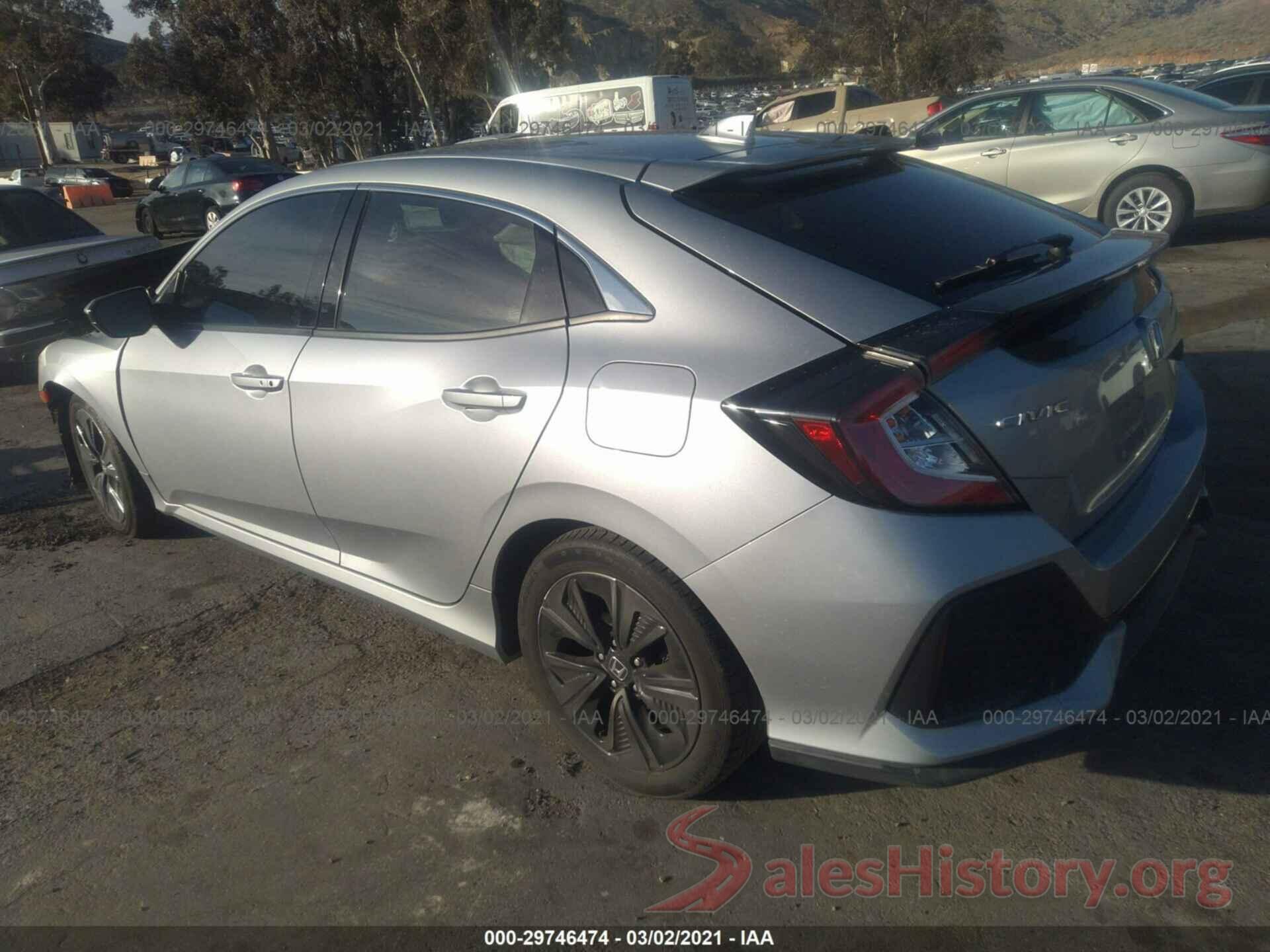 SHHFK7H6XKU409857 2019 HONDA CIVIC HATCHBACK