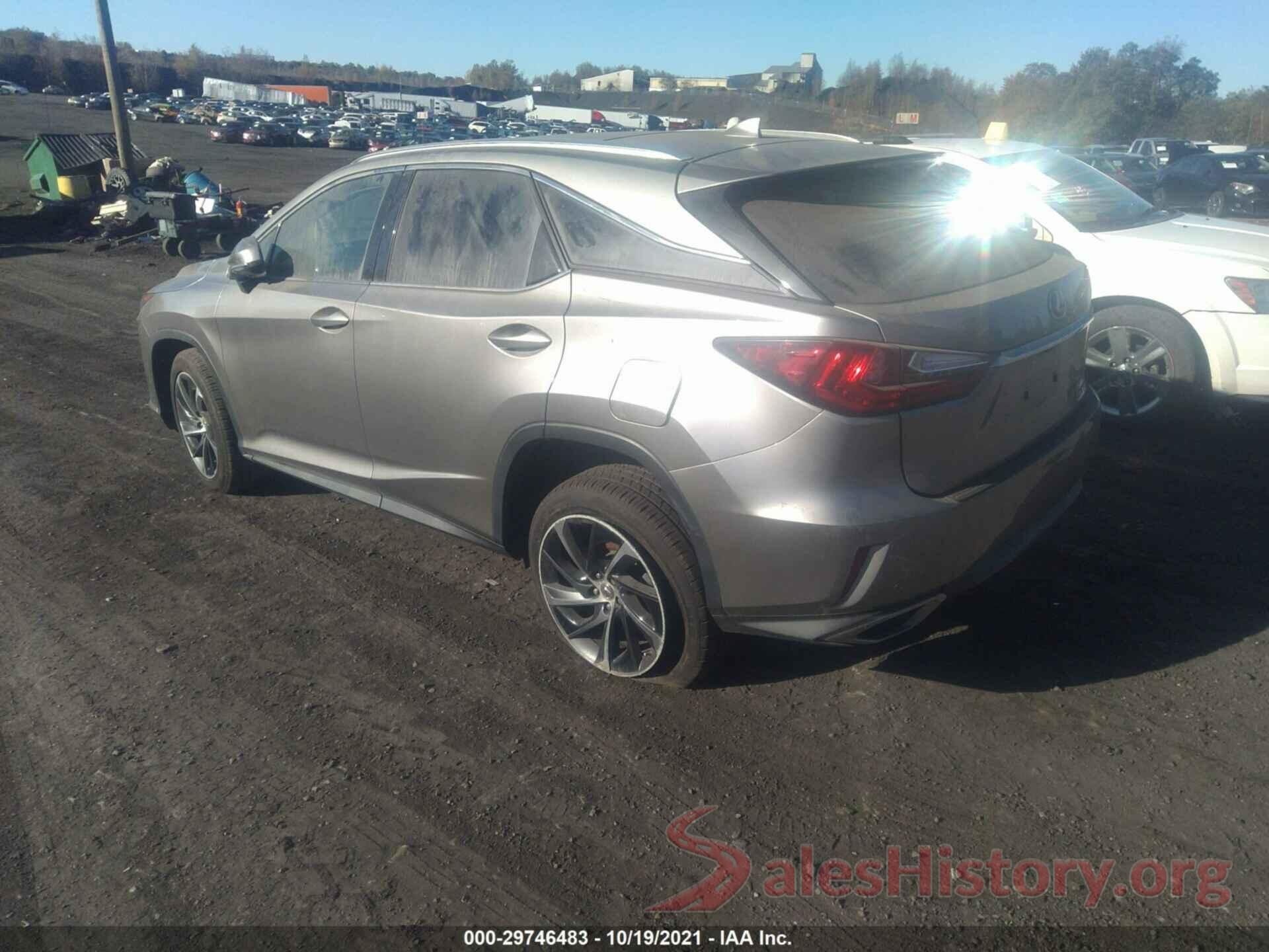 2T2BZMCA7HC072627 2017 LEXUS RX