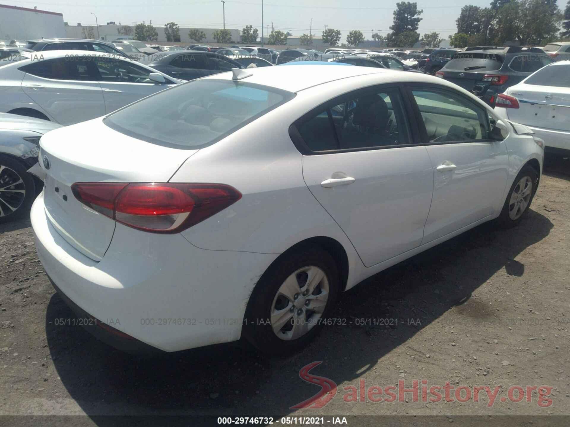 3KPFK4A77HE027626 2017 KIA FORTE