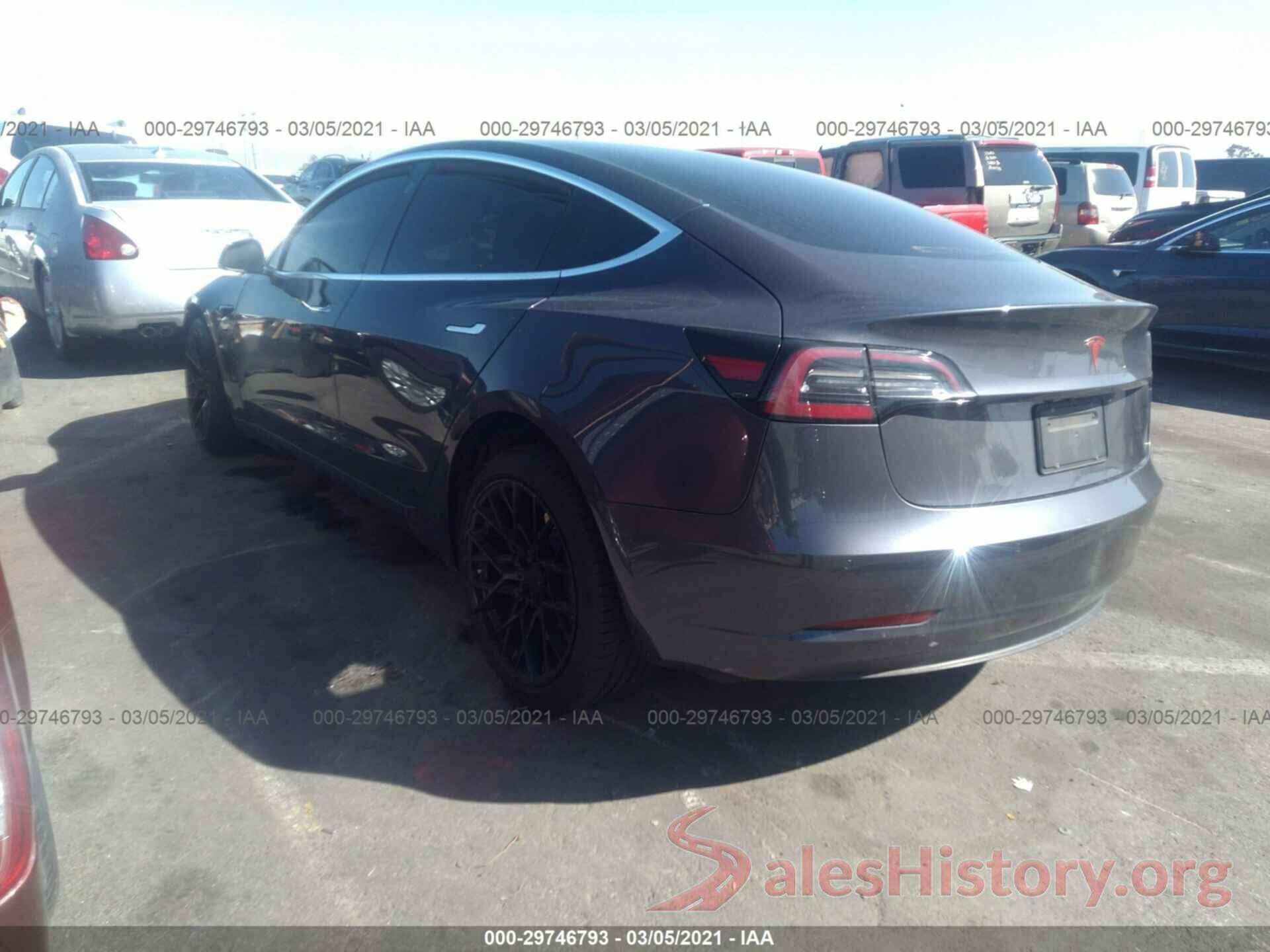 5YJ3E1EAXKF357714 2019 TESLA MODEL 3