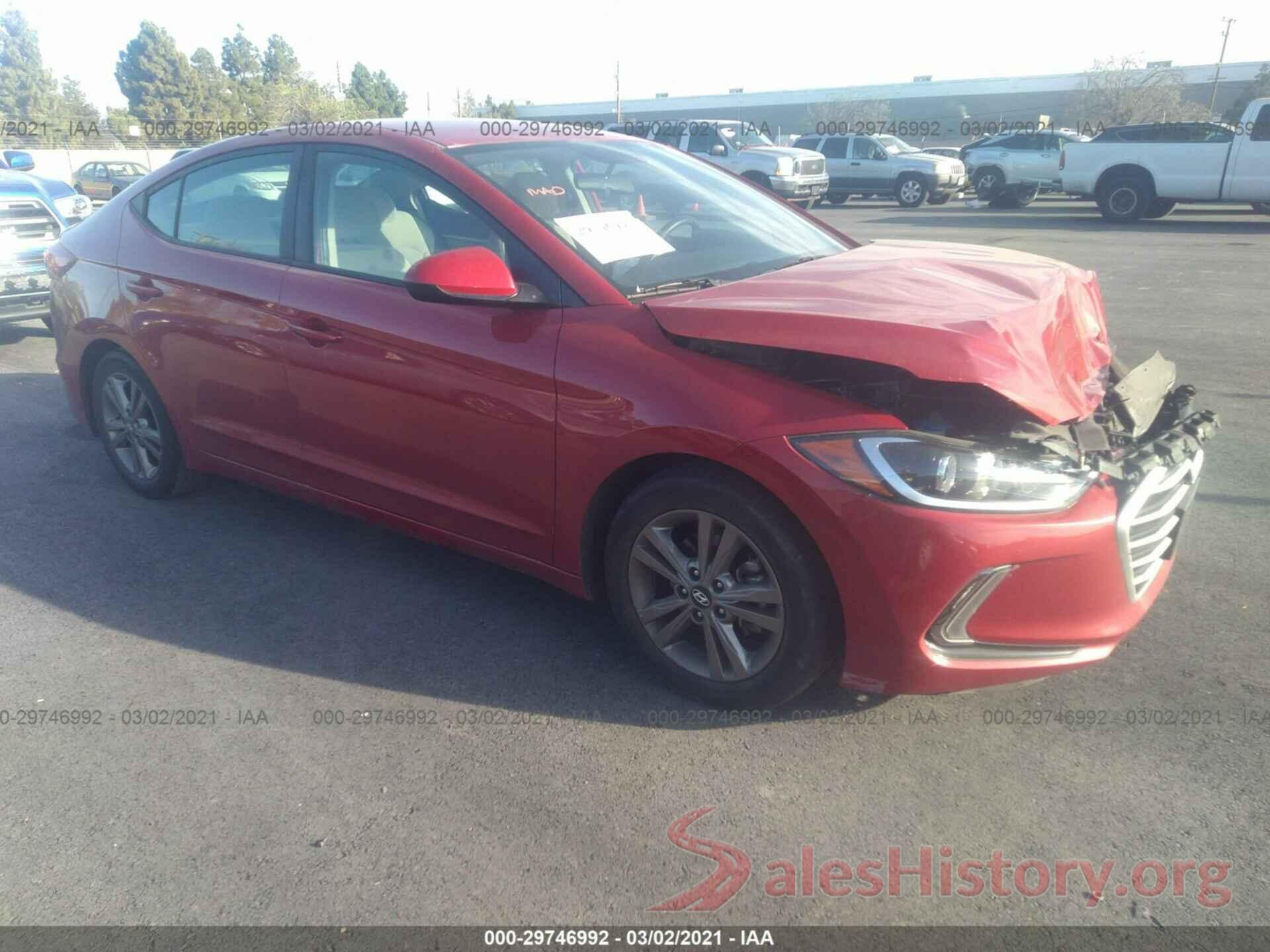 5NPD84LFXHH066426 2017 HYUNDAI ELANTRA