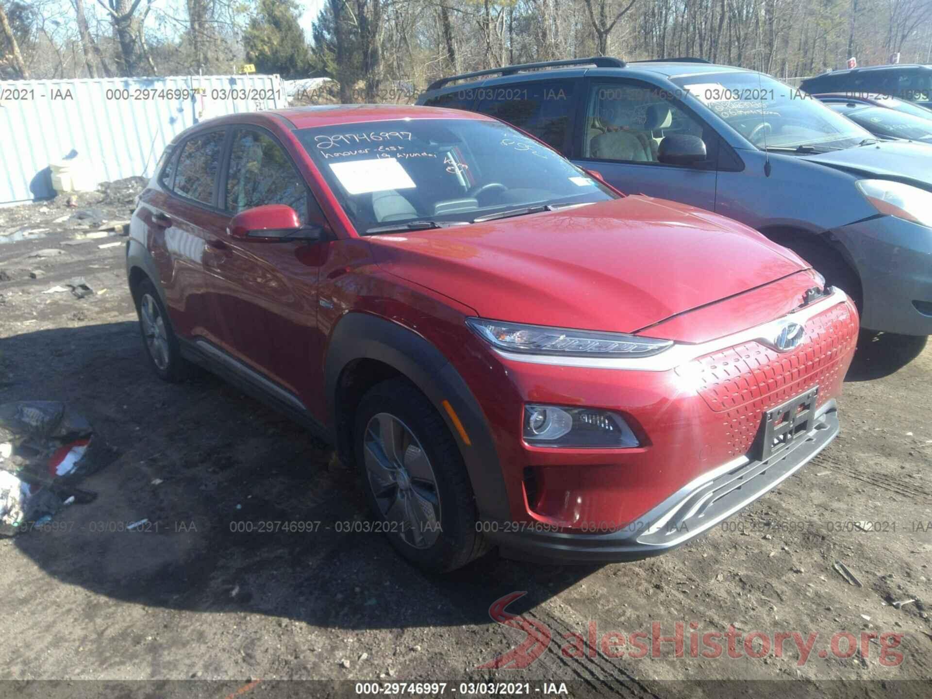 KM8K33AG4KU031630 2019 HYUNDAI KONA EV