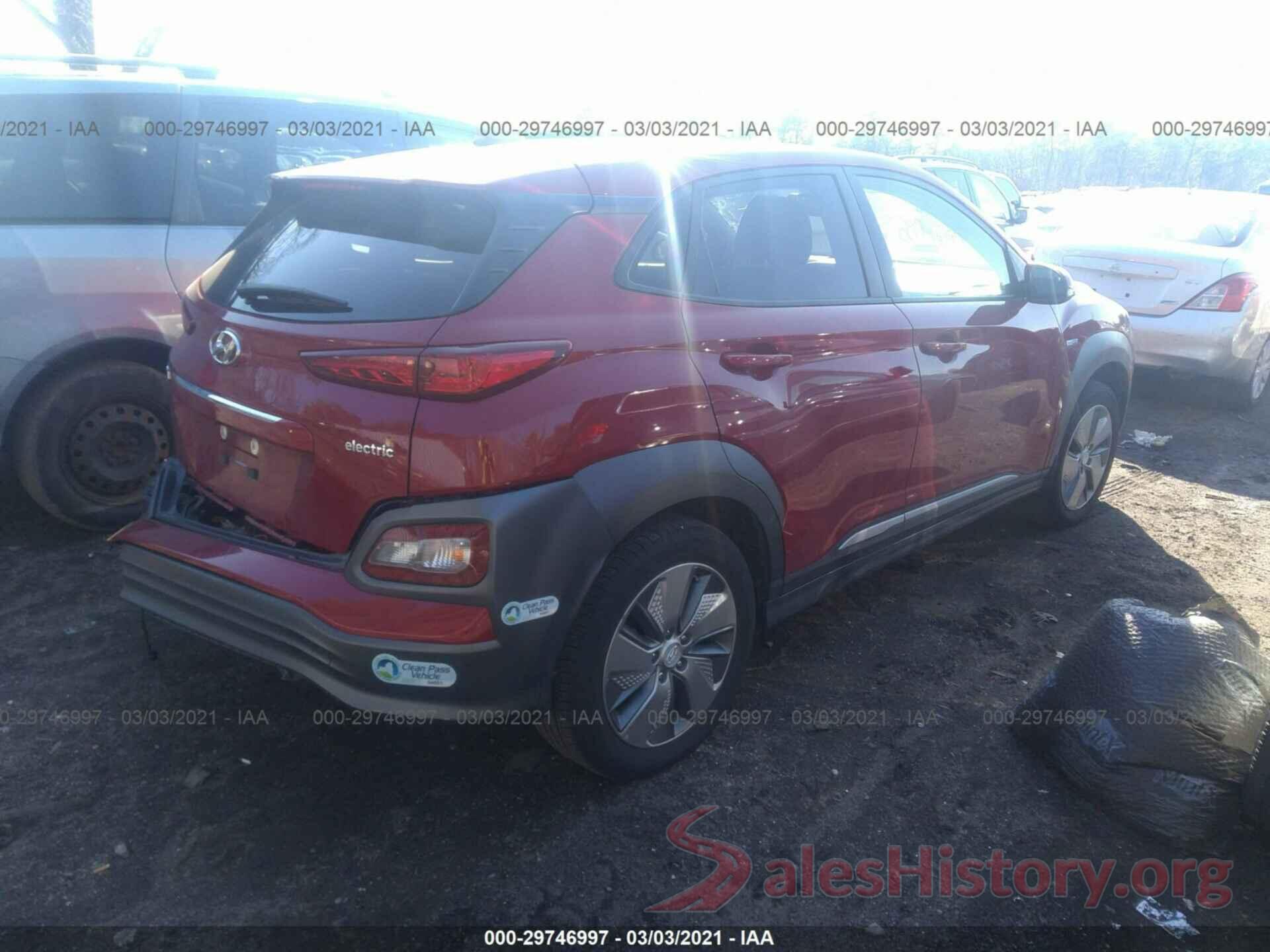 KM8K33AG4KU031630 2019 HYUNDAI KONA EV