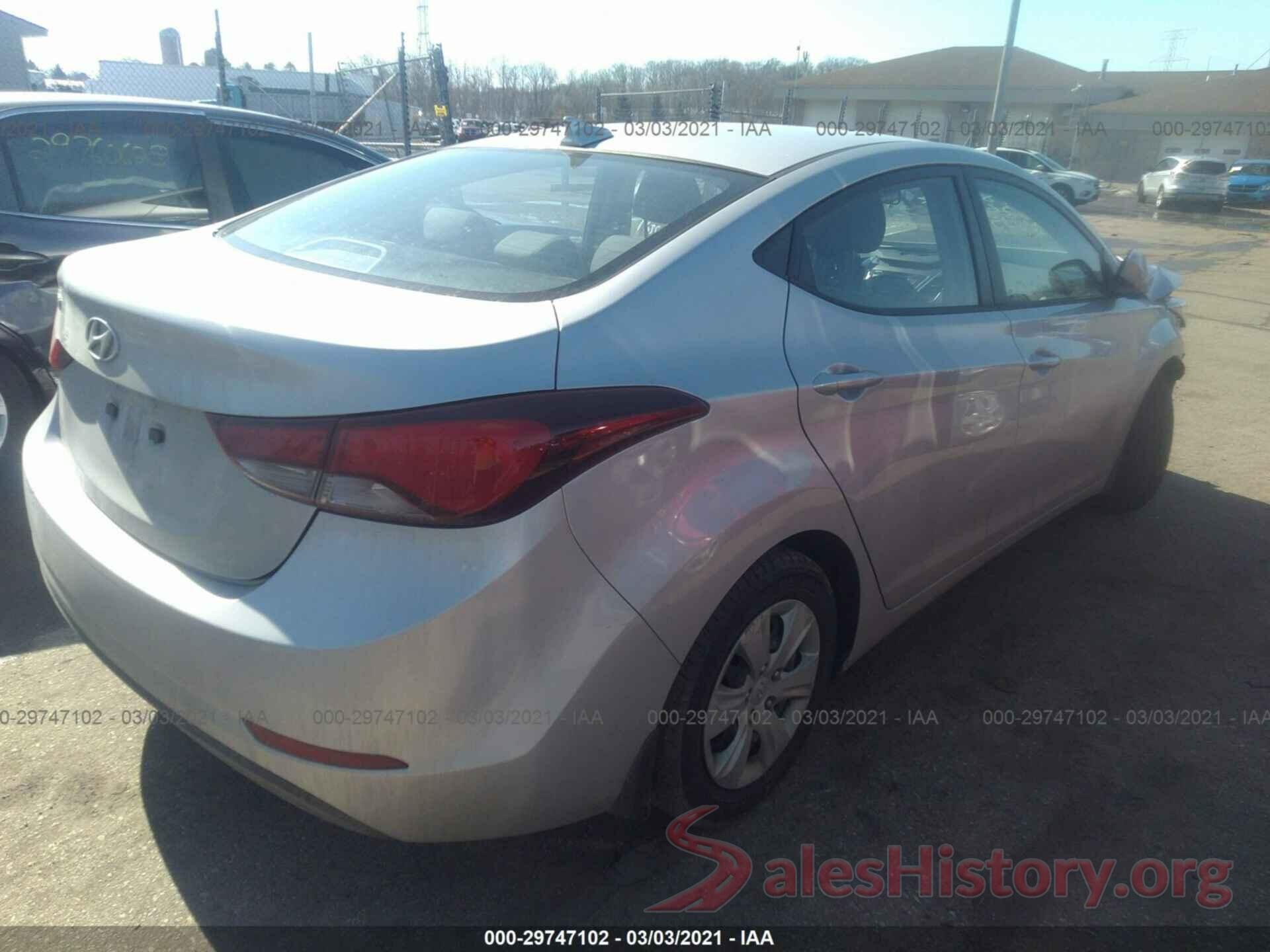 KMHDH4AE6GU583572 2016 HYUNDAI ELANTRA