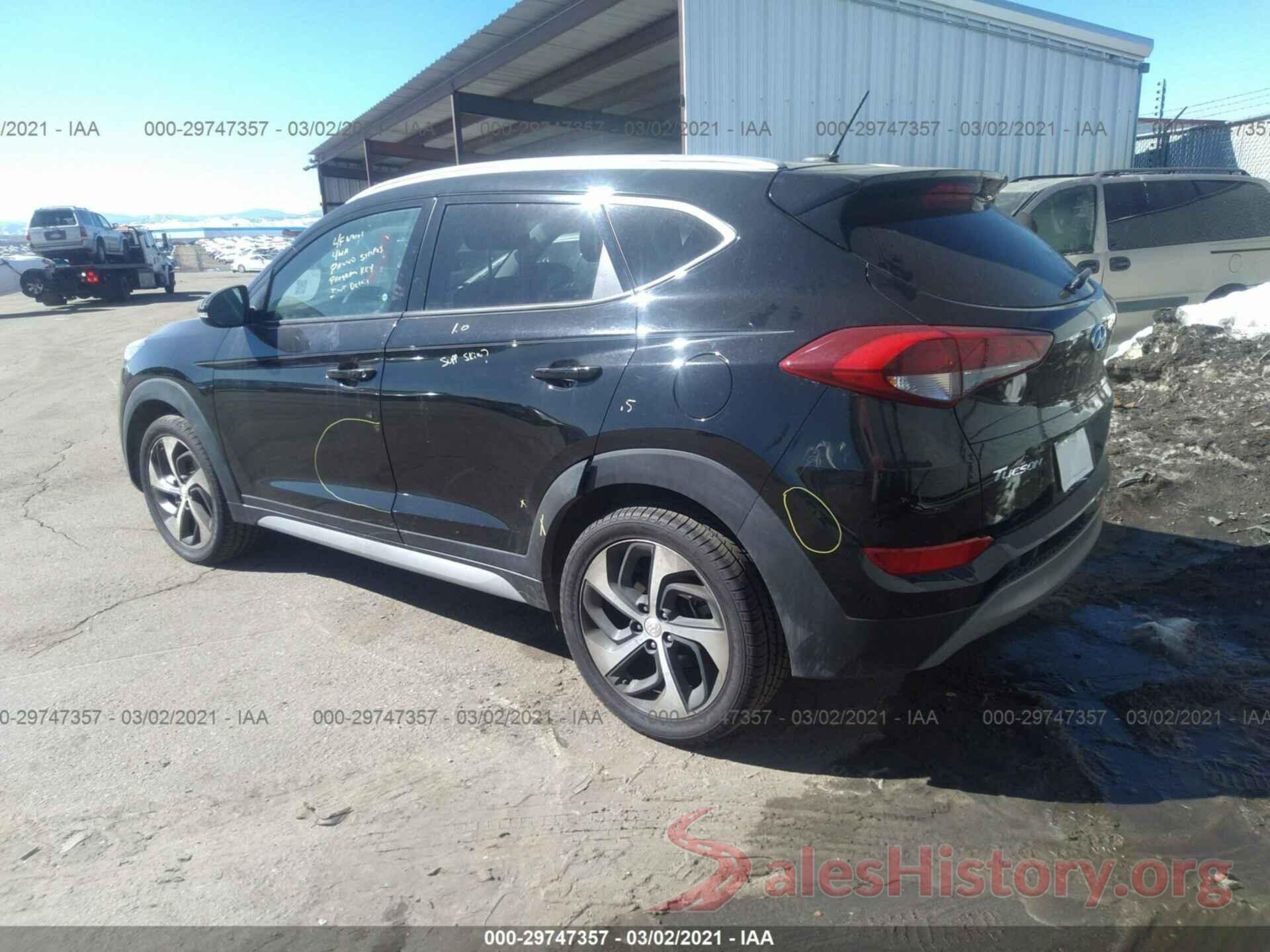 KM8J3CA2XHU535043 2017 HYUNDAI TUCSON