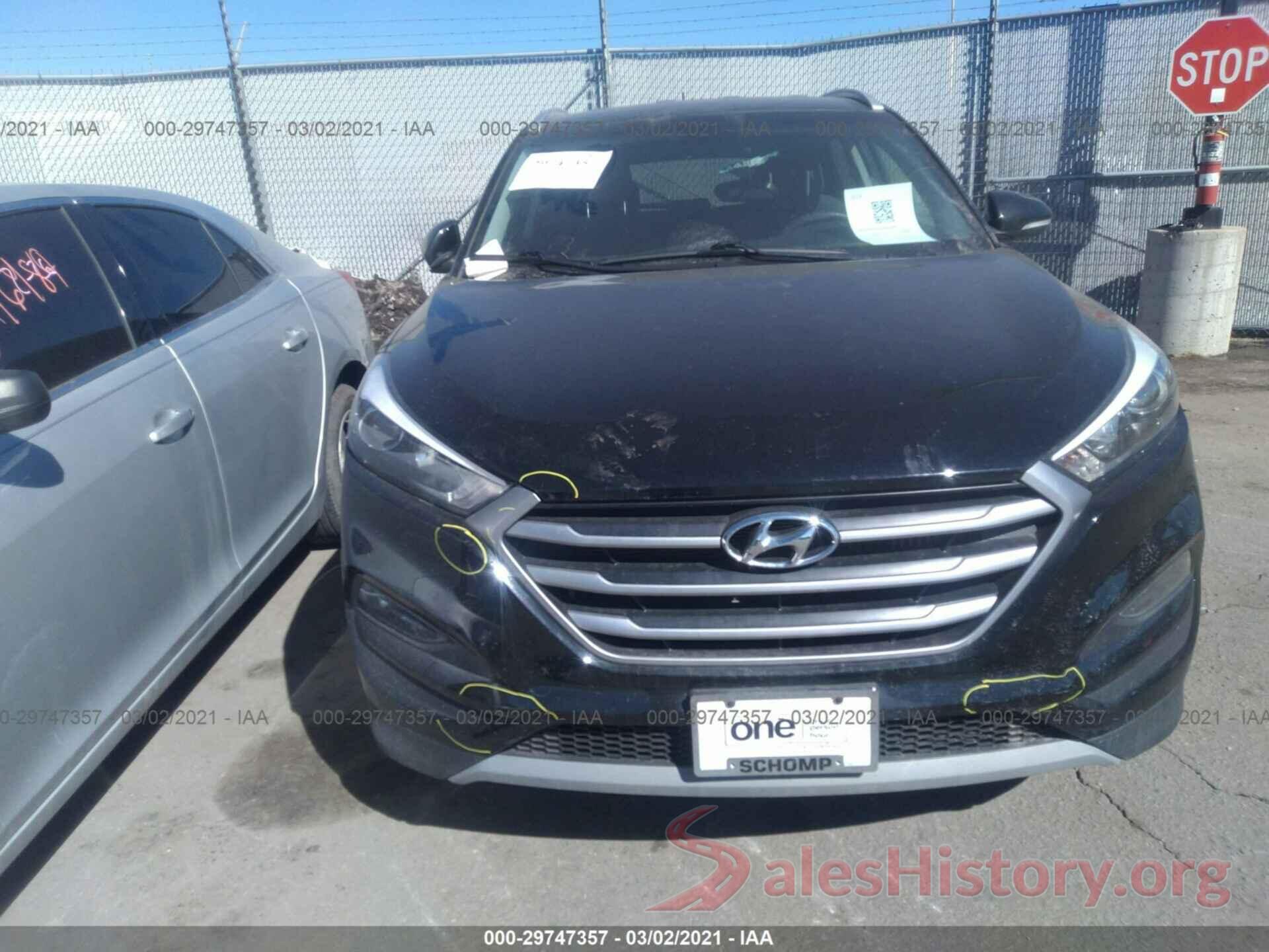 KM8J3CA2XHU535043 2017 HYUNDAI TUCSON