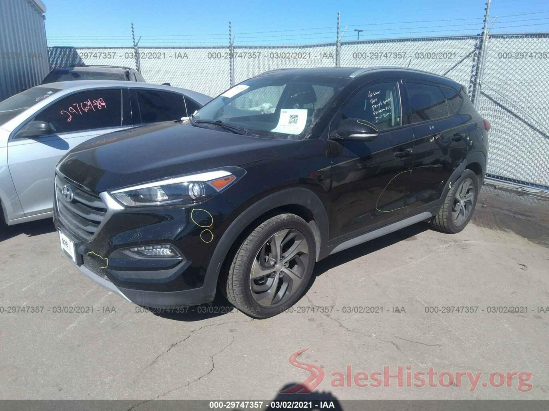 KM8J3CA2XHU535043 2017 HYUNDAI TUCSON