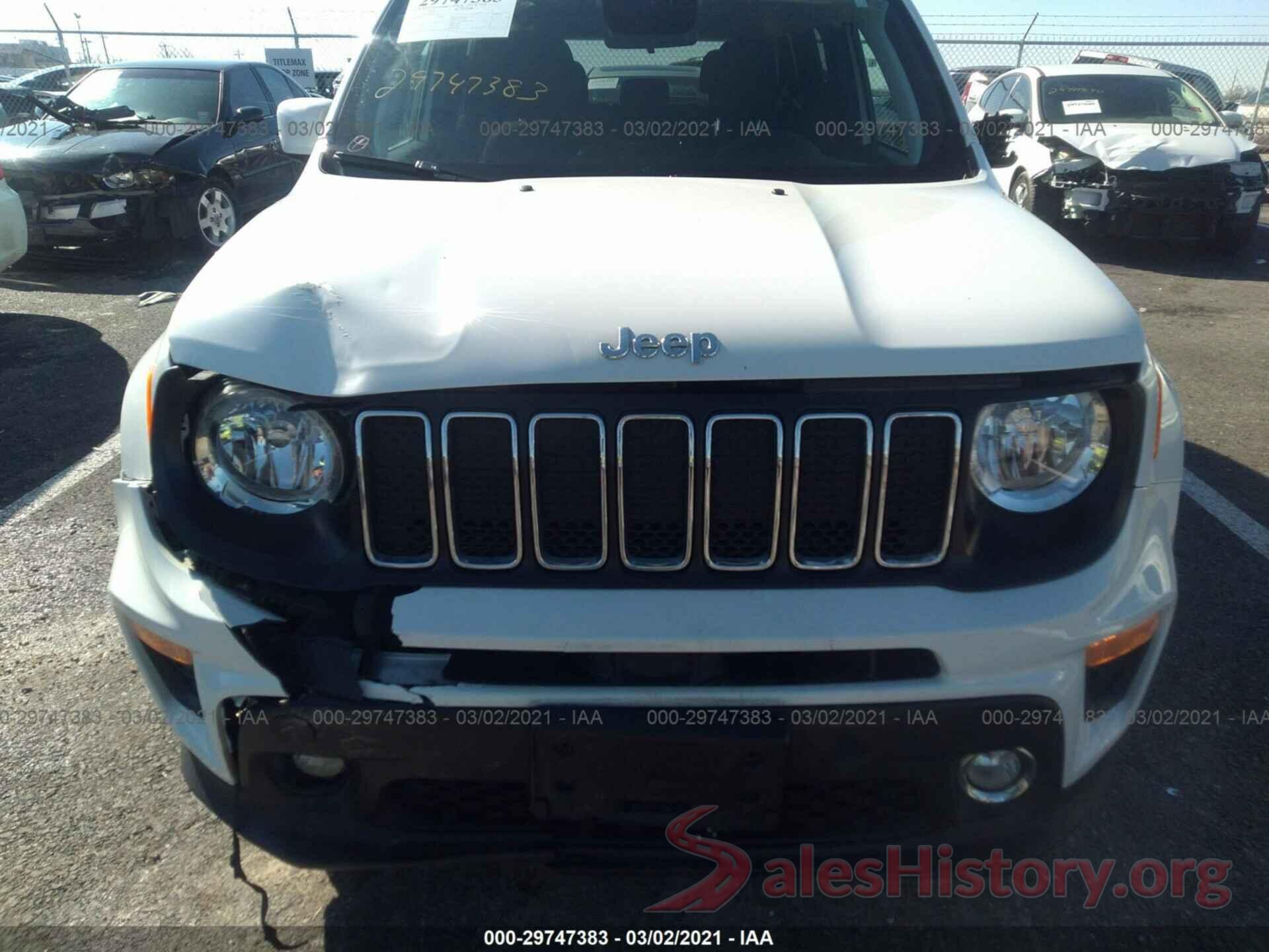 ZACNJABB0KPK87325 2019 JEEP RENEGADE