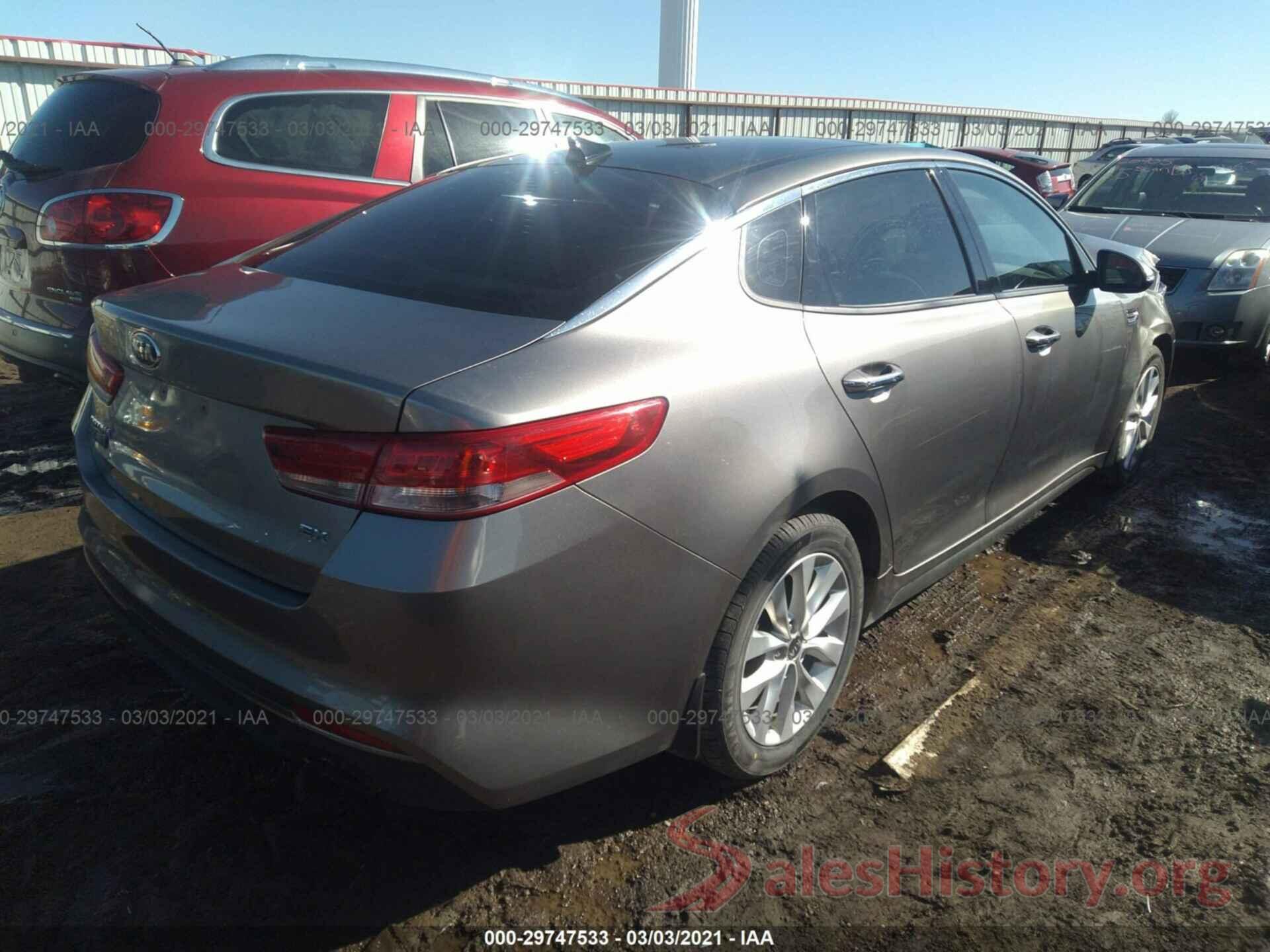 5XXGU4L3XGG027148 2016 KIA OPTIMA