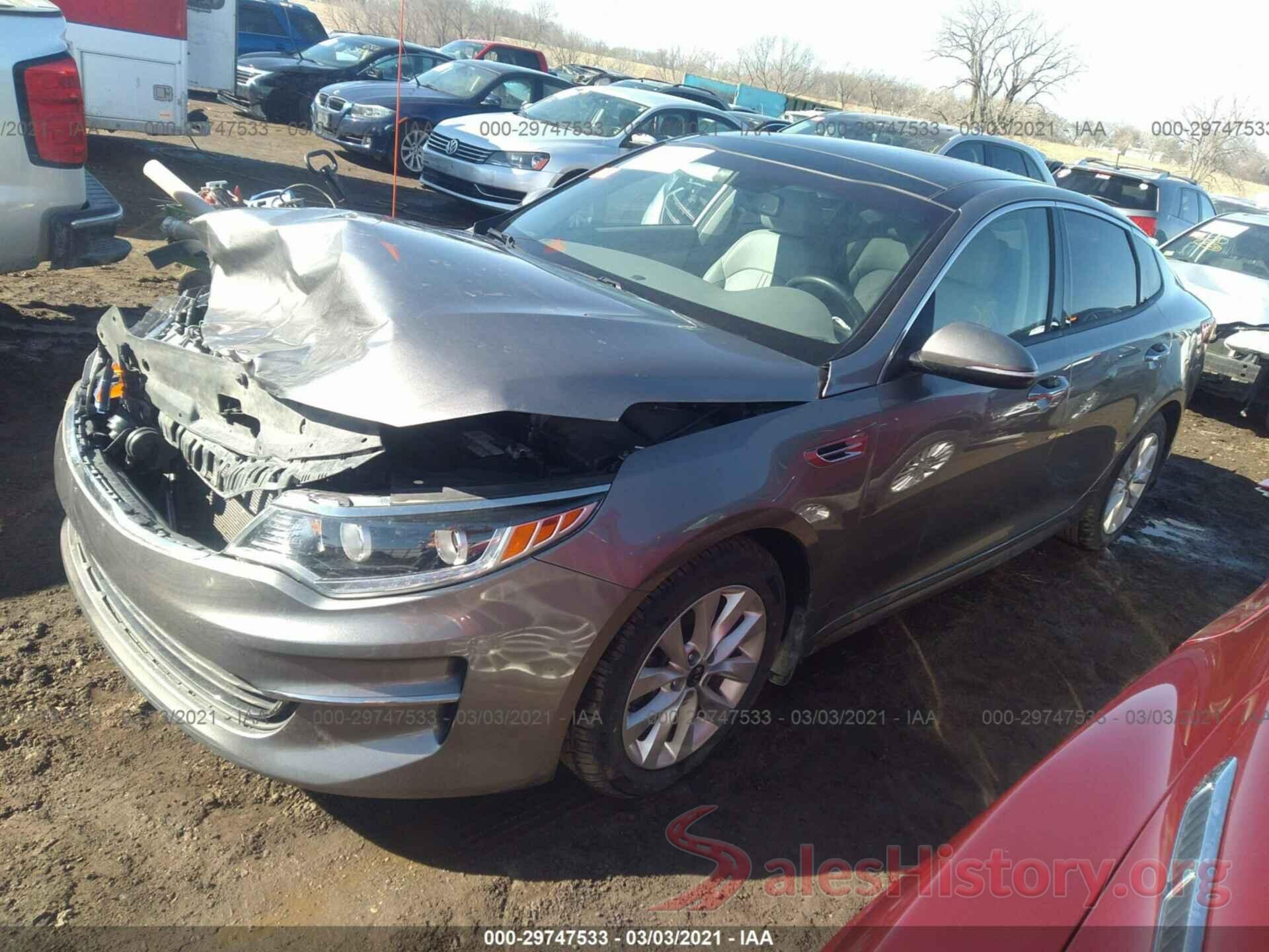 5XXGU4L3XGG027148 2016 KIA OPTIMA