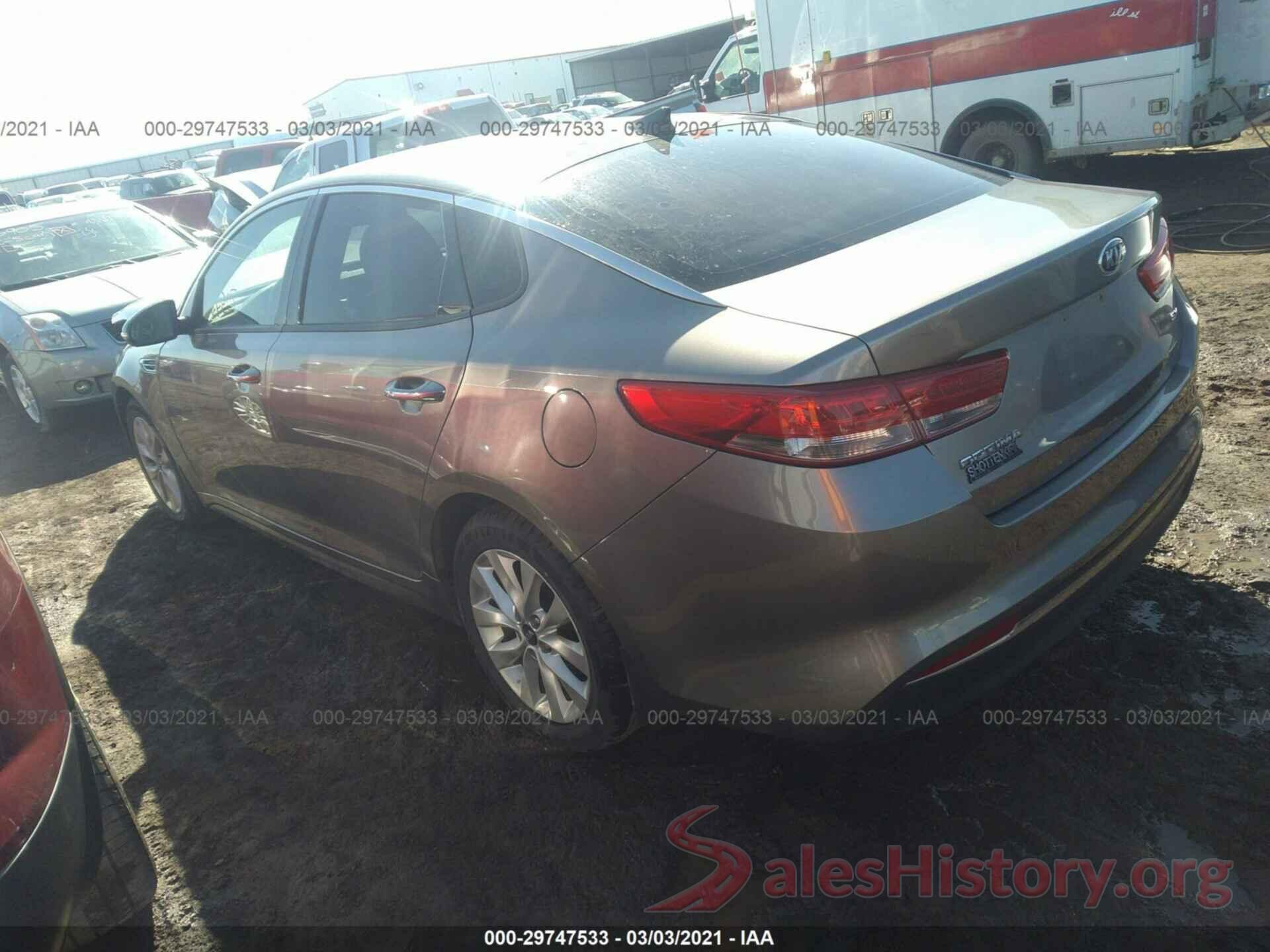 5XXGU4L3XGG027148 2016 KIA OPTIMA