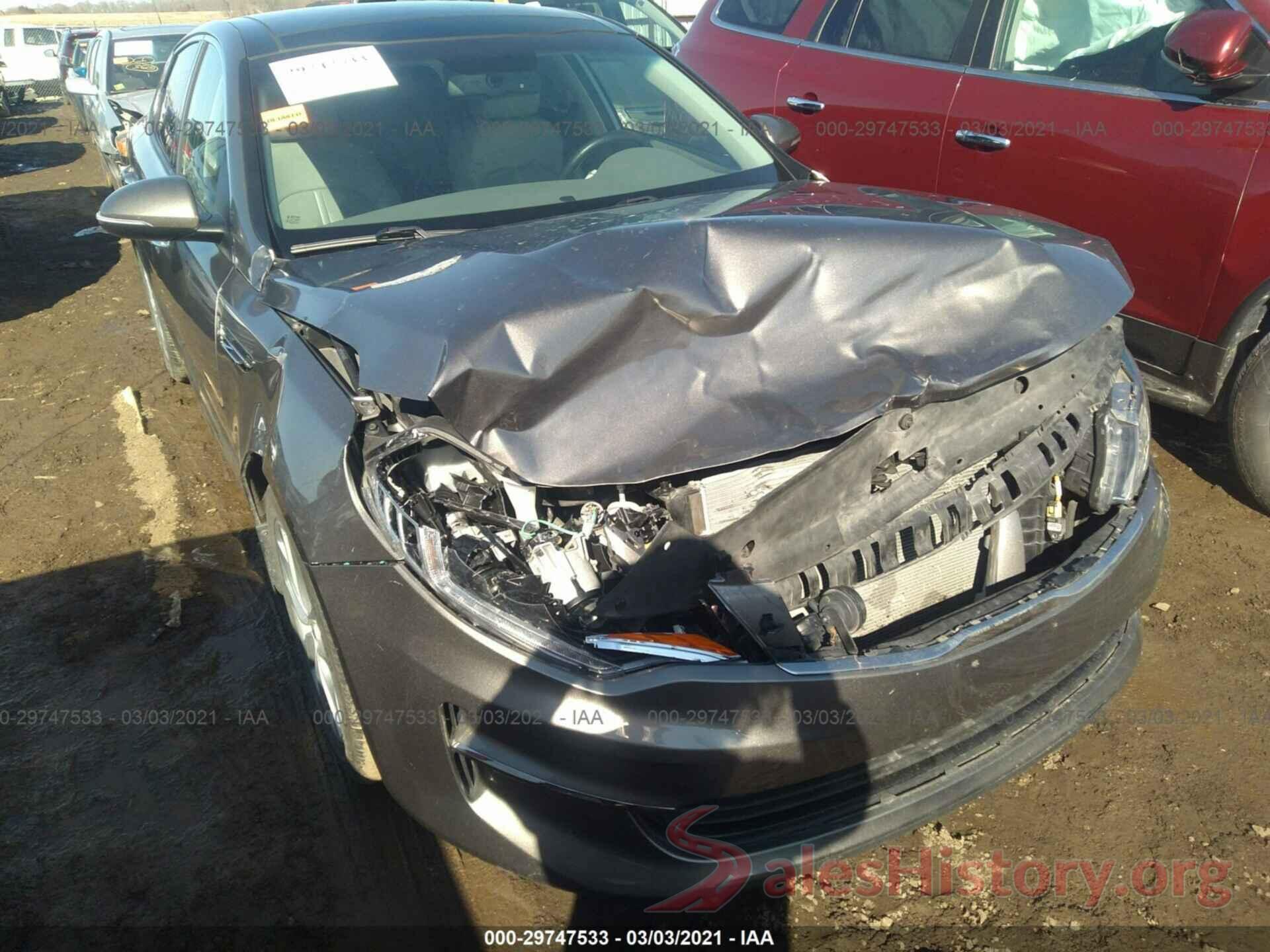 5XXGU4L3XGG027148 2016 KIA OPTIMA