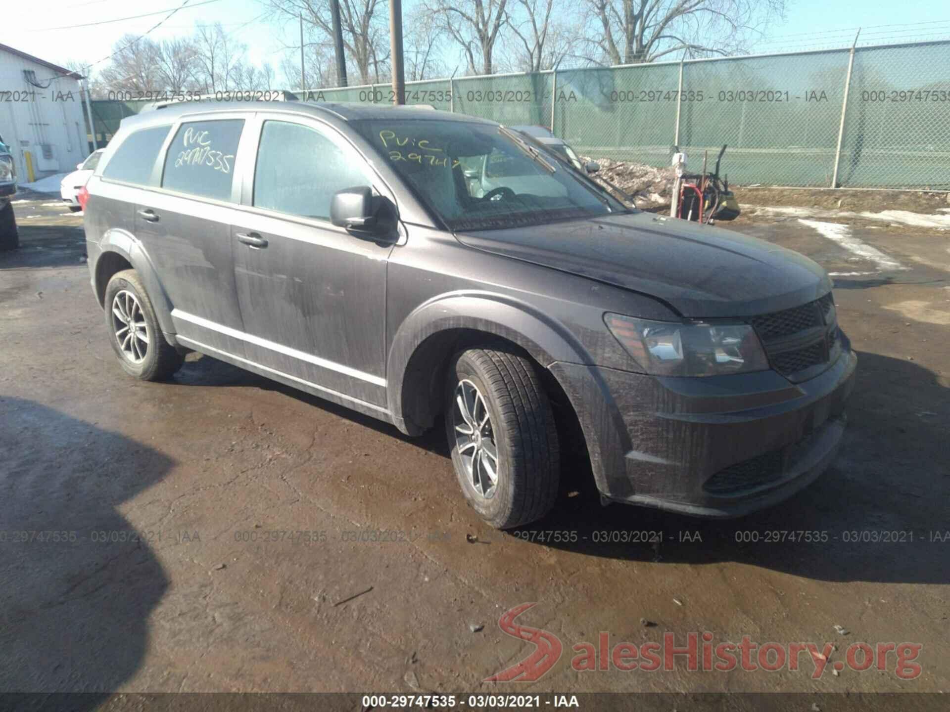 3C4PDDAG0JT528230 2018 DODGE JOURNEY