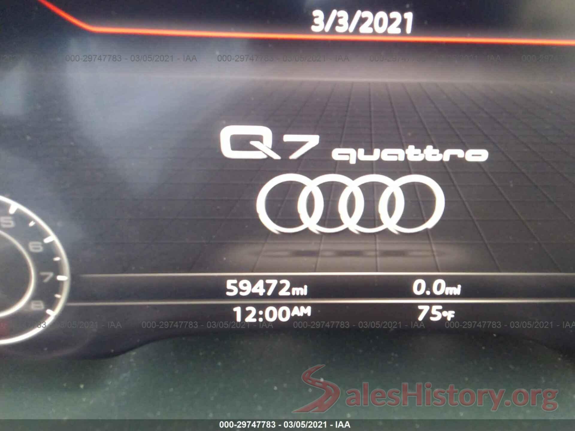 WA1VAAF72HD025977 2017 AUDI Q7