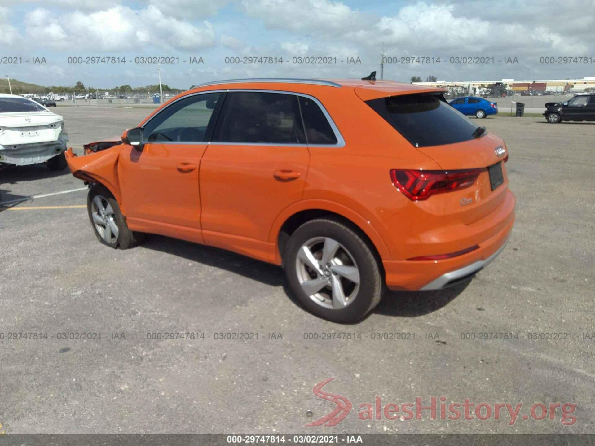 WA1AECF38L1108626 2020 AUDI Q3