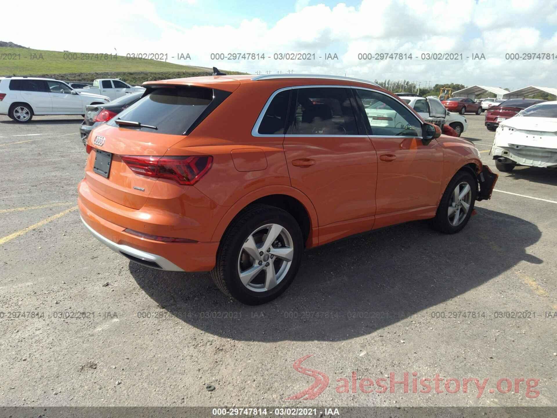 WA1AECF38L1108626 2020 AUDI Q3