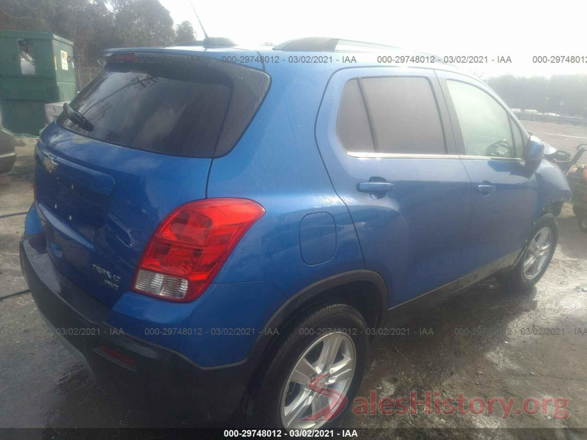 KL7CJPSB8GB622620 2016 CHEVROLET TRAX