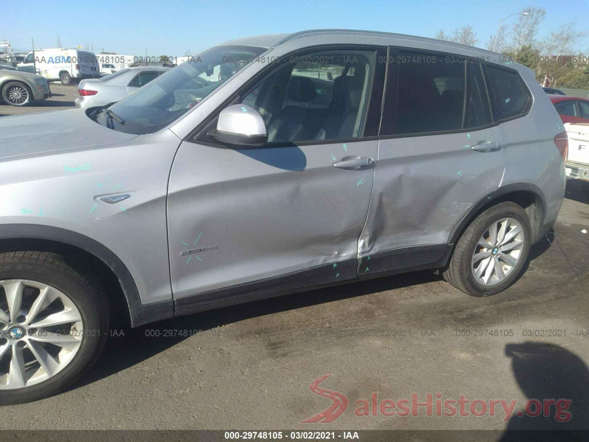 5UXWZ7C54H0T43811 2017 BMW X3