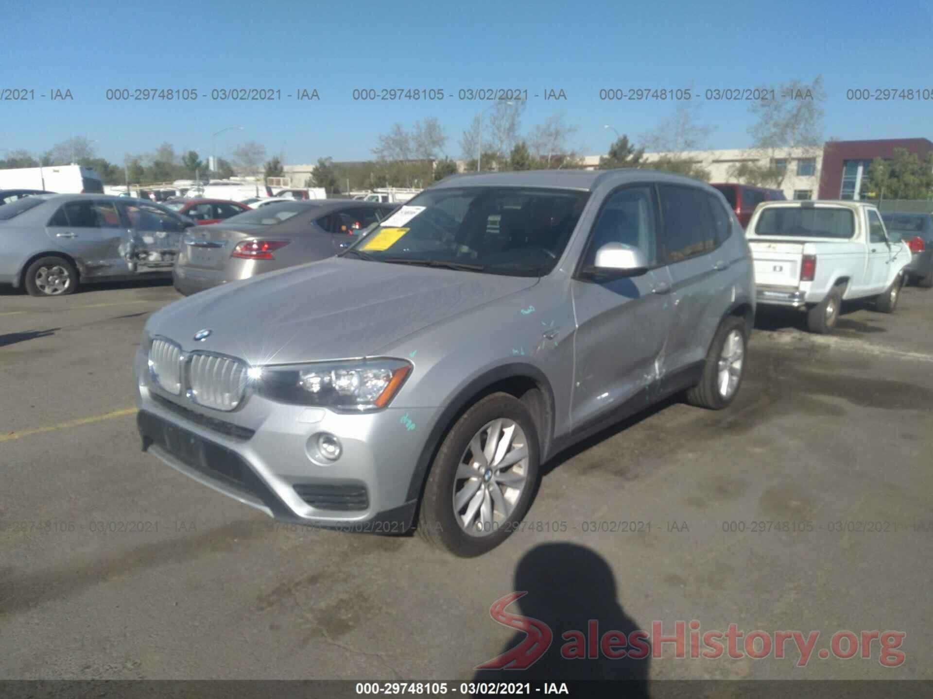 5UXWZ7C54H0T43811 2017 BMW X3