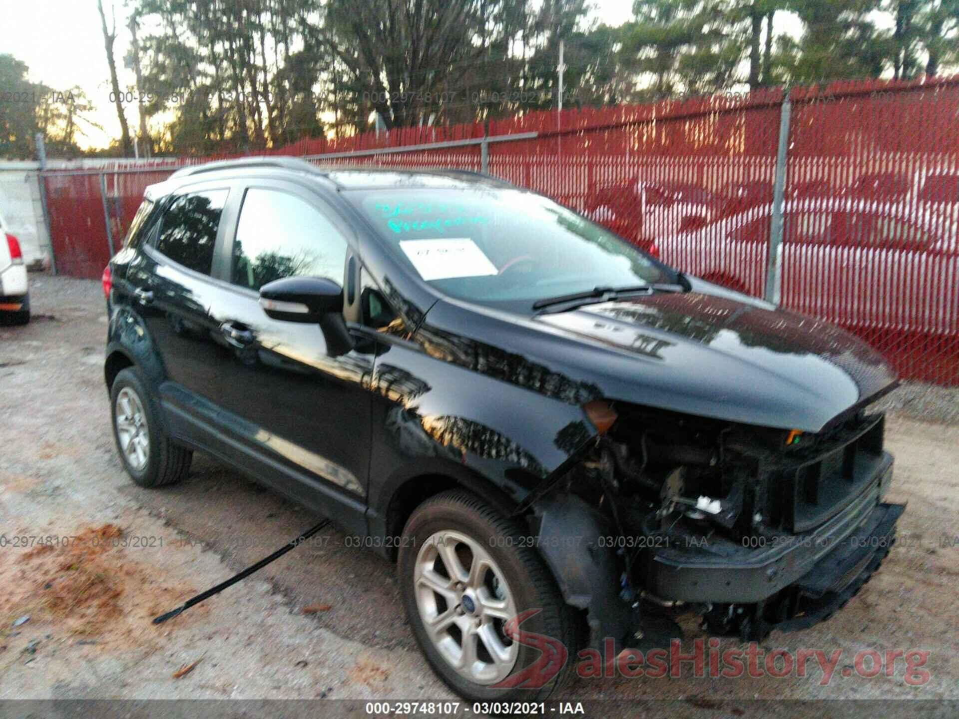 MAJ3S2GE2KC273517 2019 FORD ECOSPORT