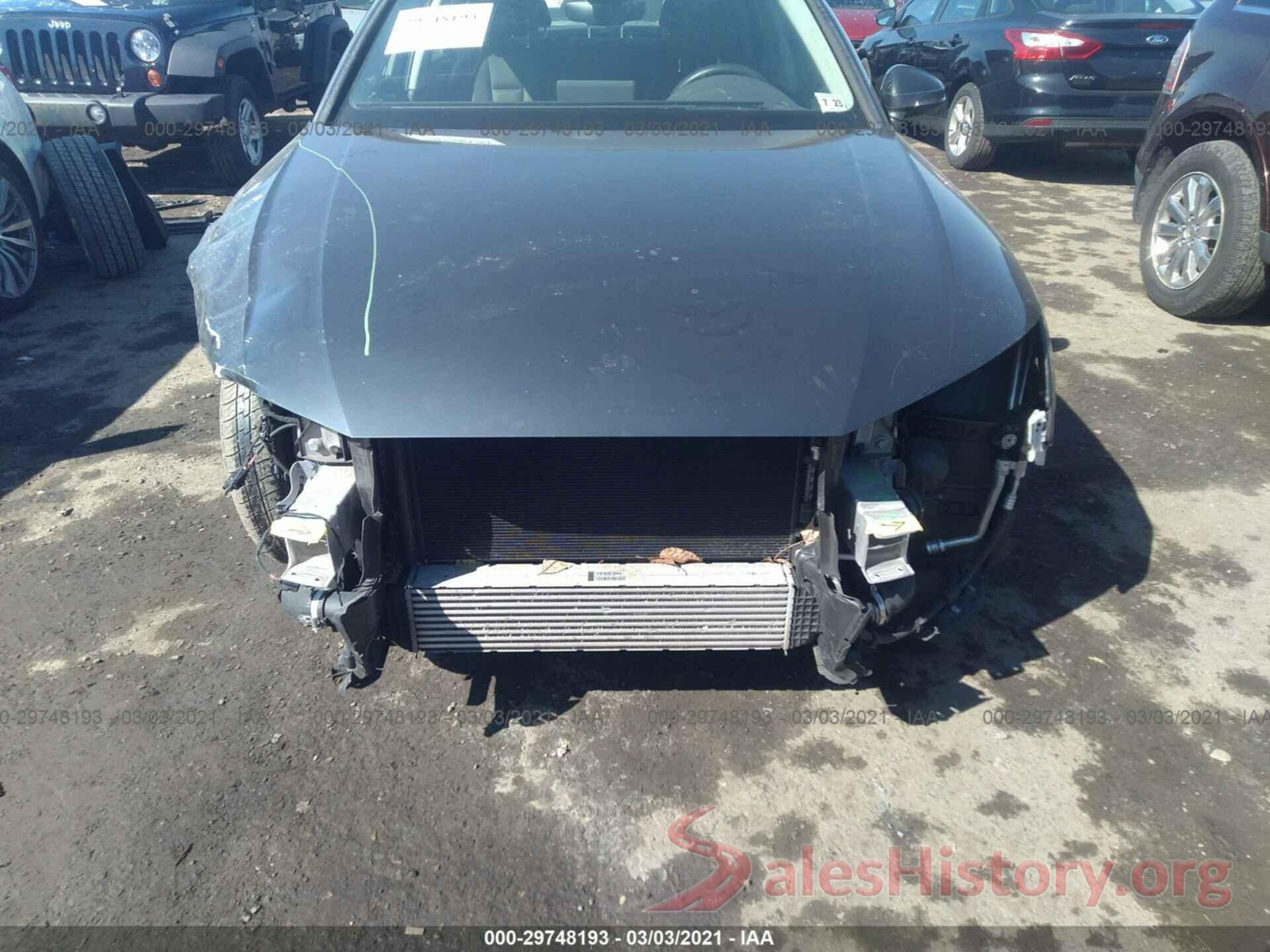 WAUDNAF44JN016352 2018 AUDI A4